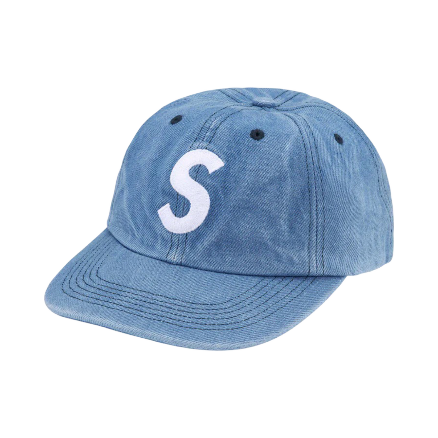 Supreme Pigment S Logo 6-Panel Denim FW24