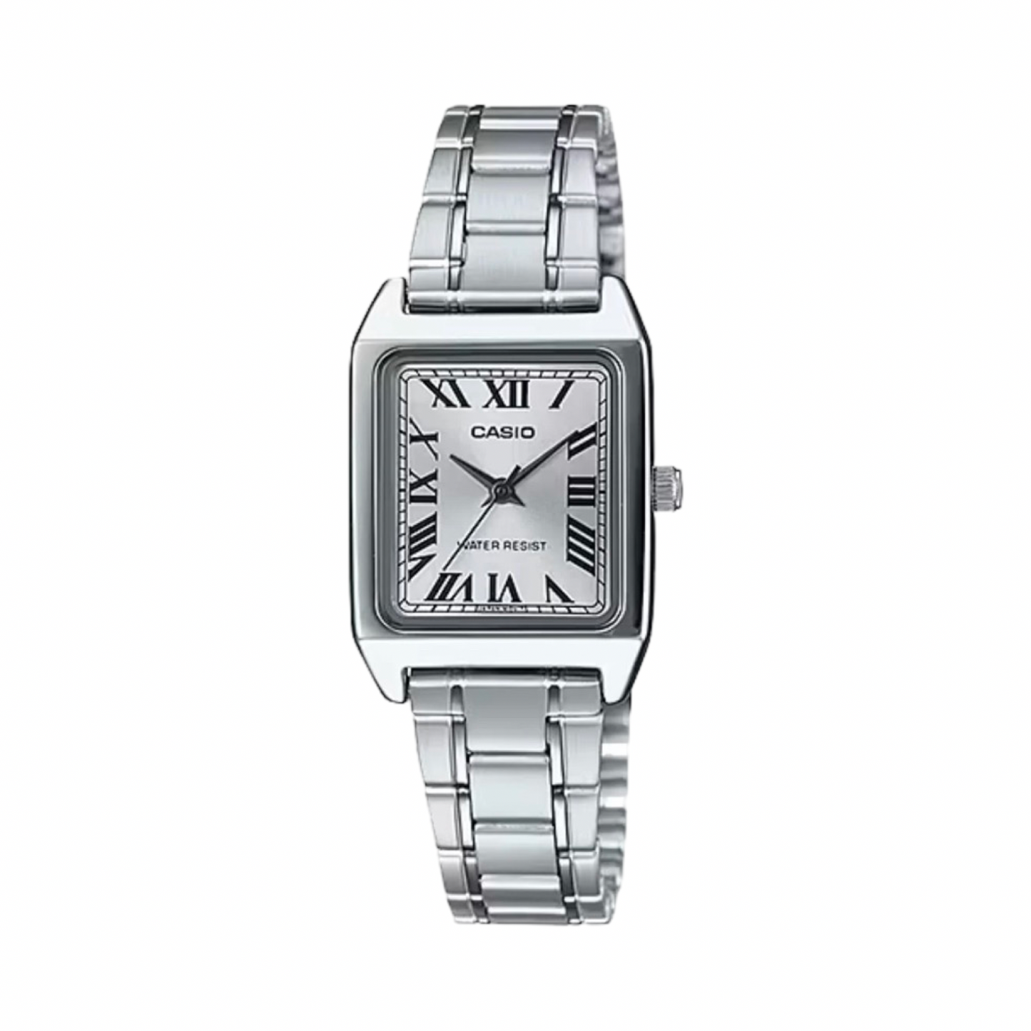 Casio LTPV007D-7B Silver Black White Face Analogue Band Watch