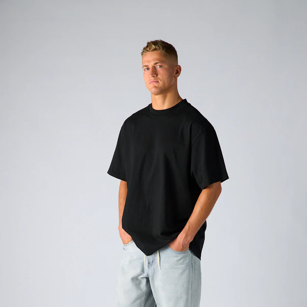 Shaka Wear Max Heavyweight Garment Dye Black