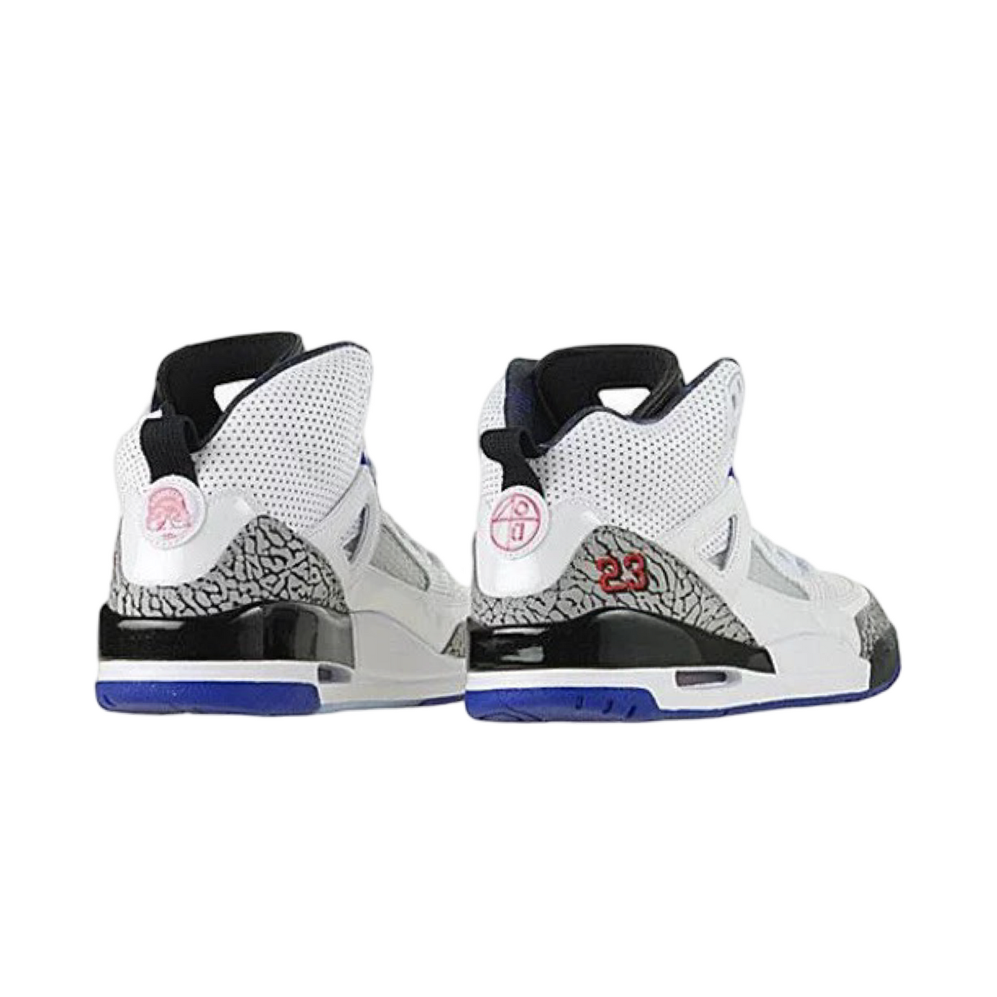 Air Jordan Spizike White Aqua Tone Varsity Purple Red