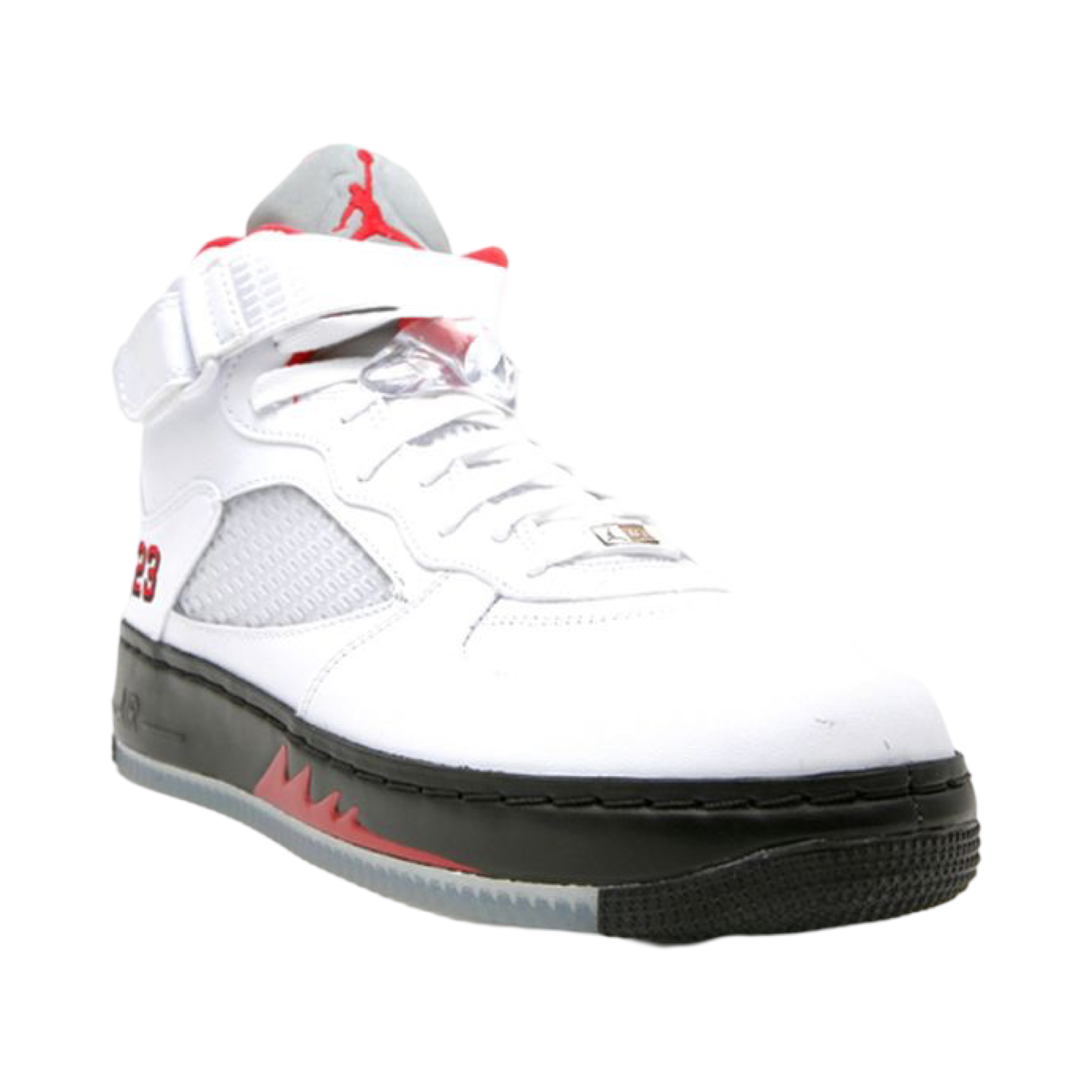 Air Jordan Force 5 Fusion AJF5 White Varsity Red Black 2008