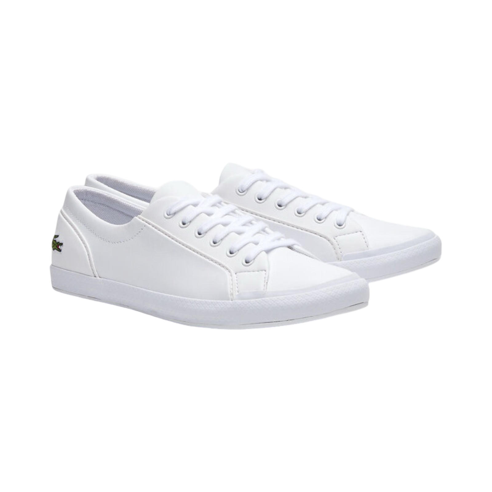 Women's Lancelle White Green by Lacoste
