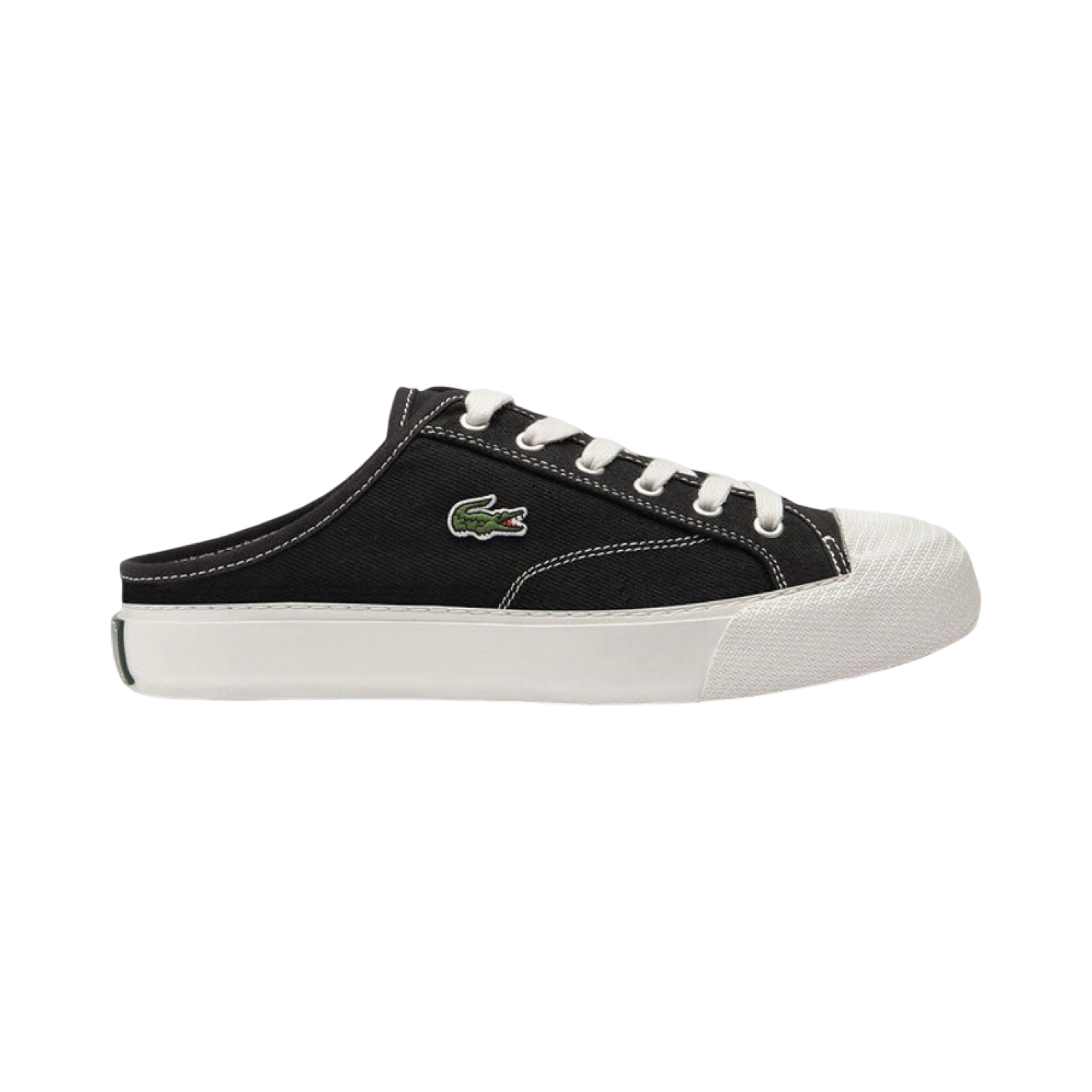 Lacoste Women’s Backcourt Mule 124 Black Off White