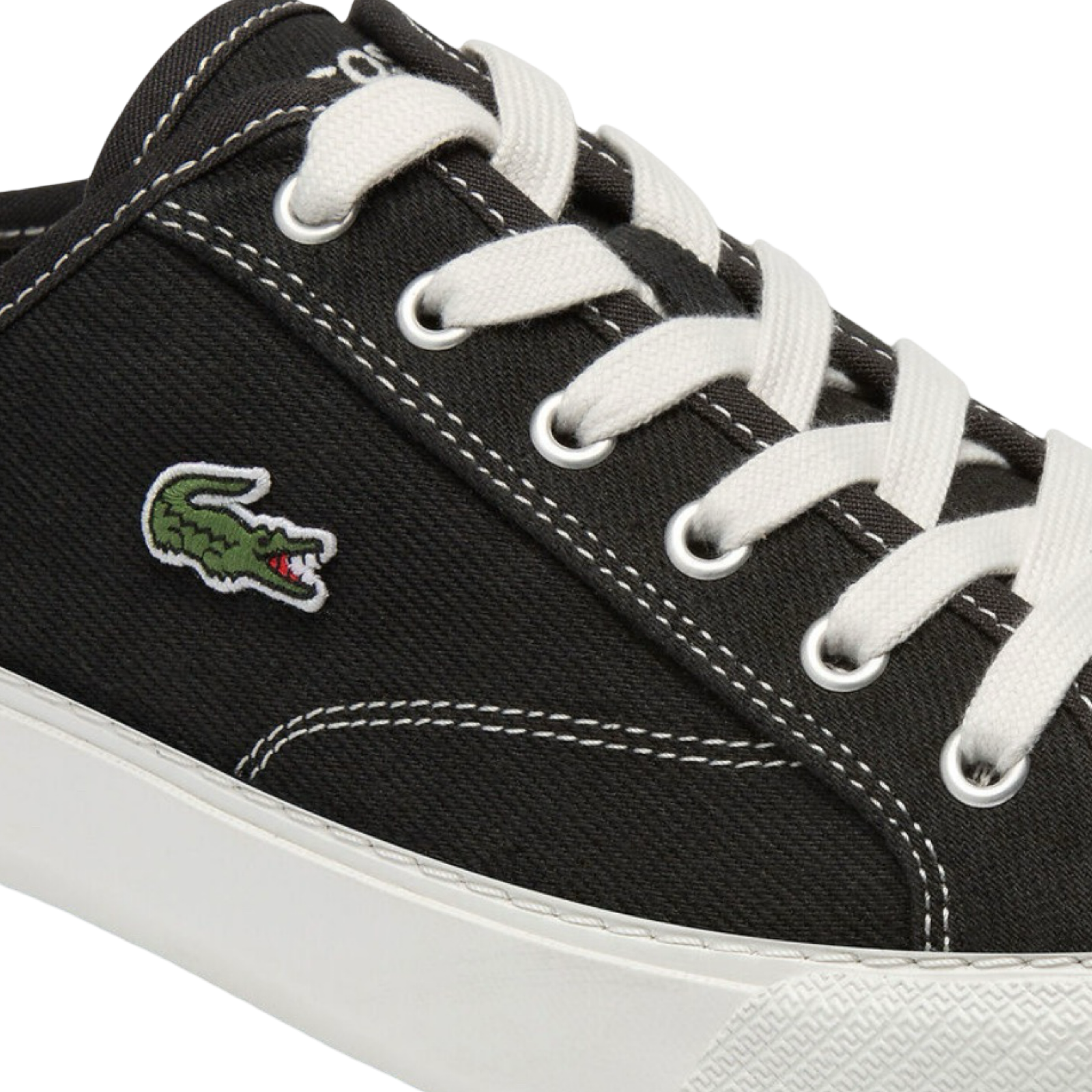 Lacoste Women’s Backcourt Mule 124 Black Off White1