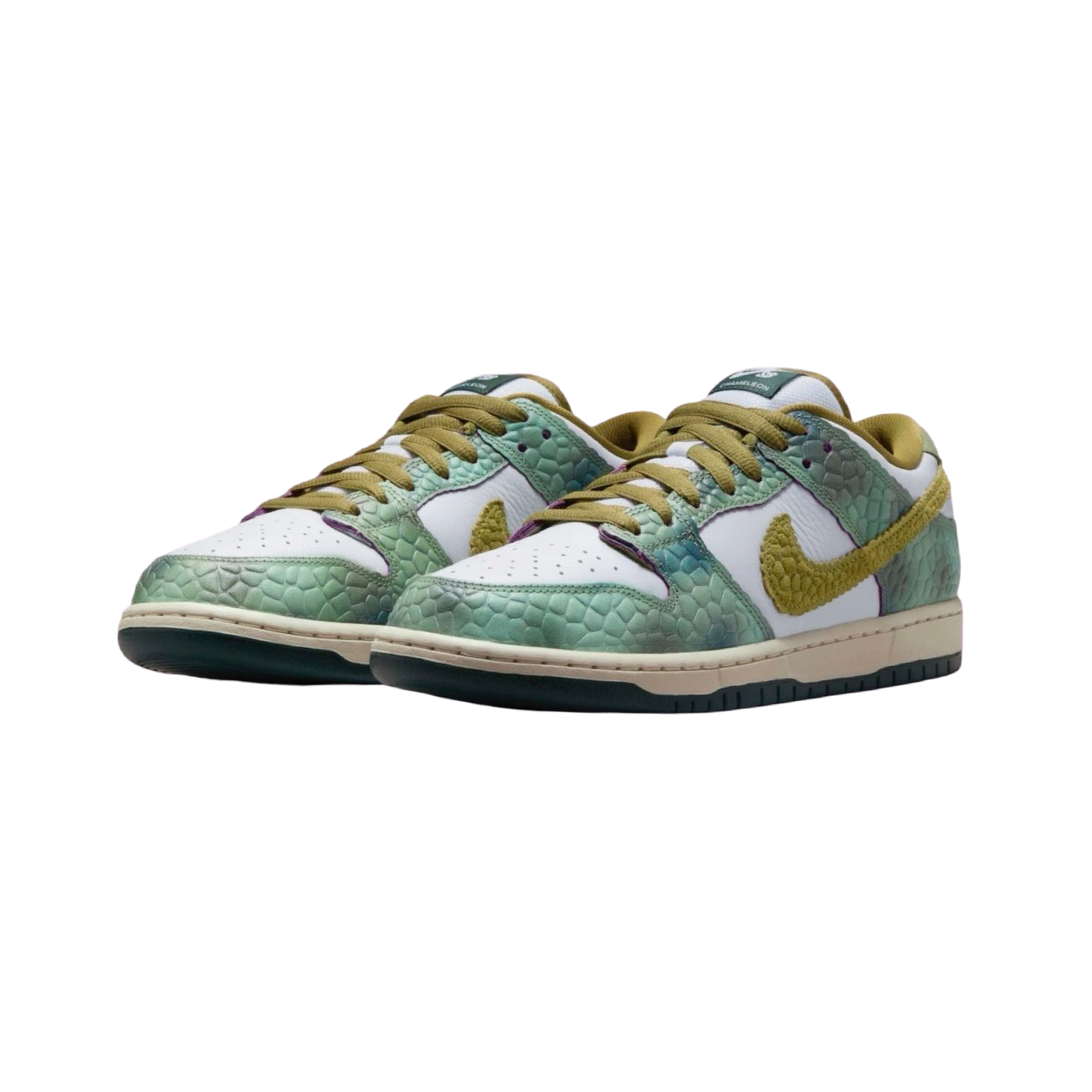 Nike SB Dunk Low Pro QS Oil Green Desert Moss White