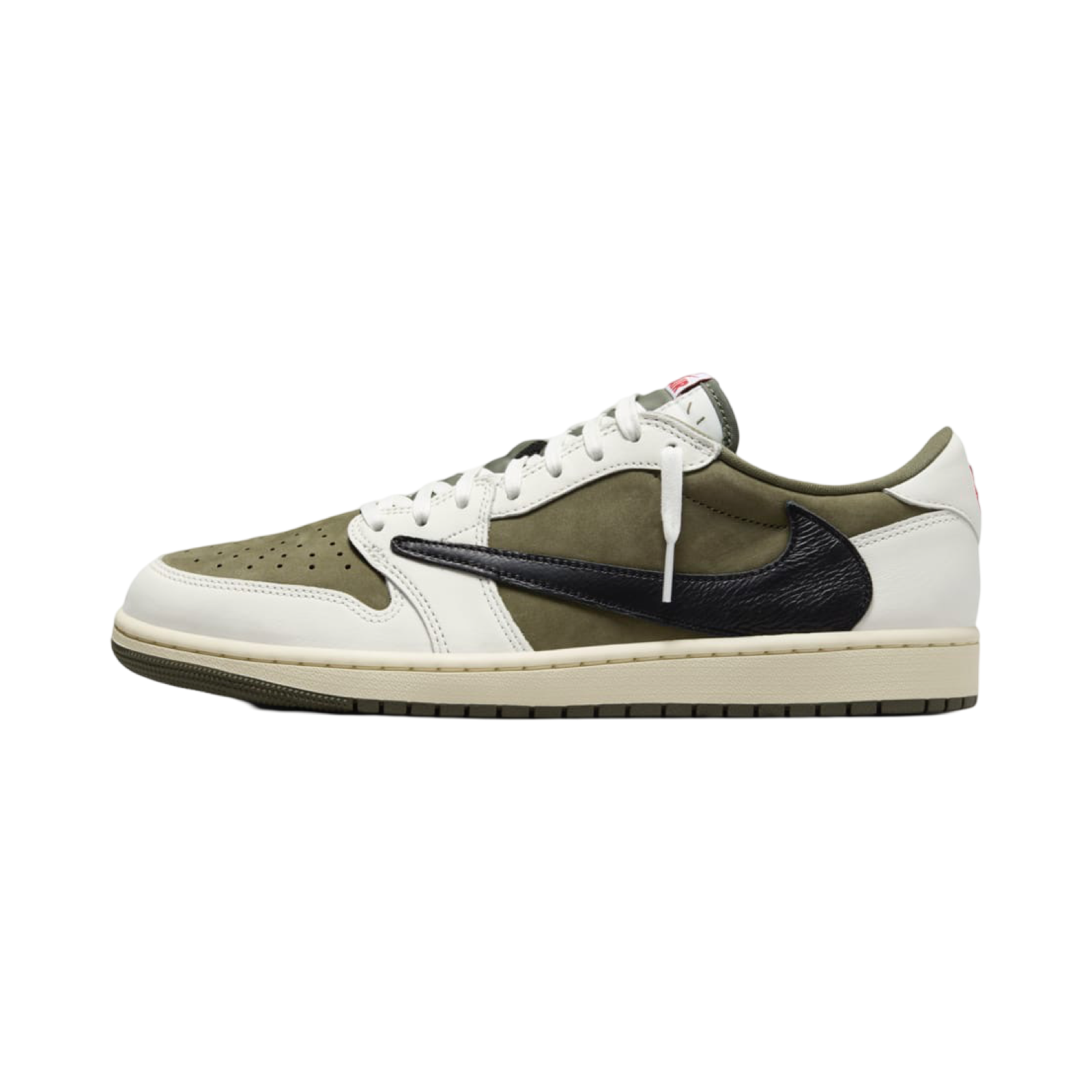 Air Jordan 1 Low OG x Travis Scott Medium Olive Black White 