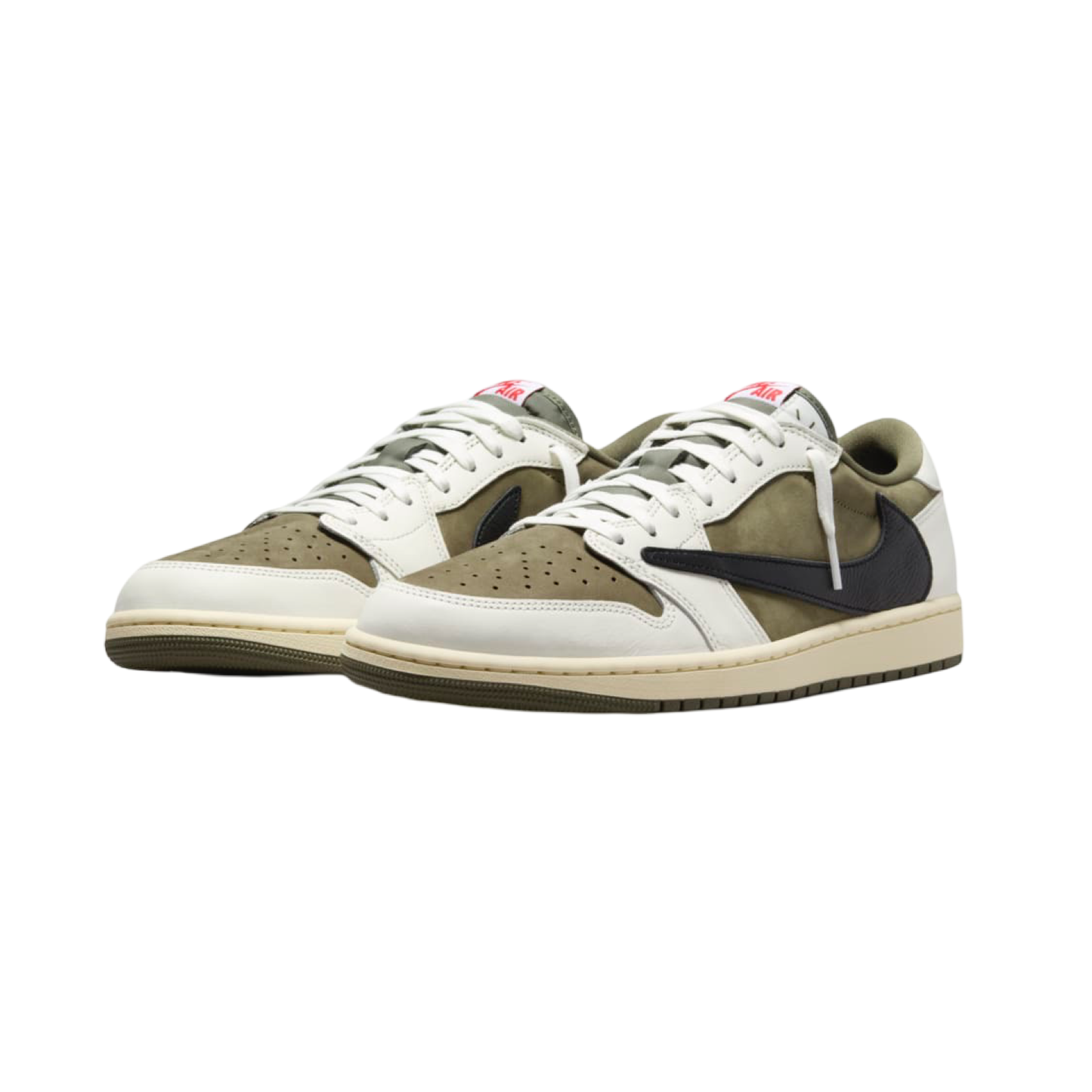 Air Jordan 1 Low OG x Travis Scott Medium Olive Black White