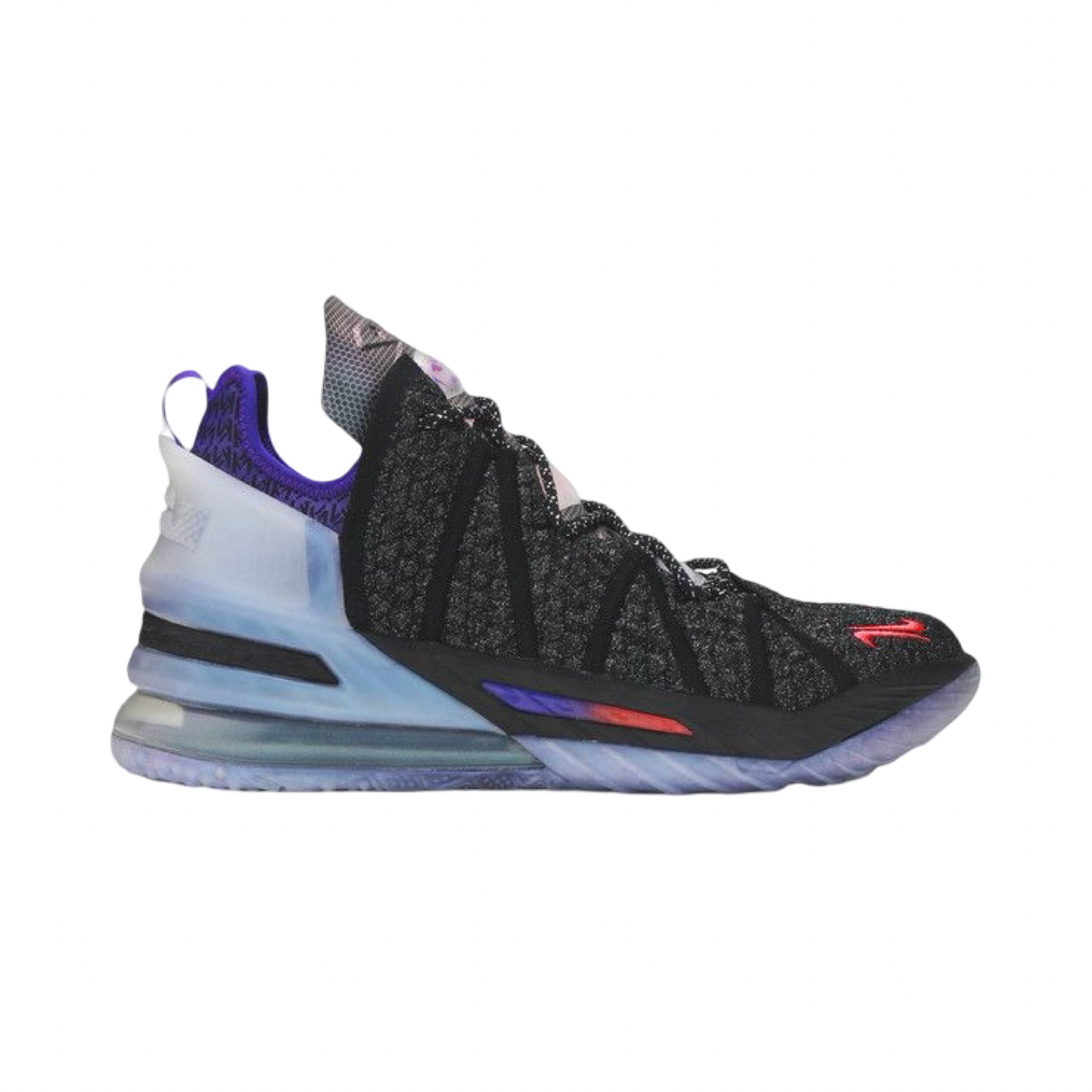 Nike LeBron 18 Kylian Mbappe Black Purple Red DB8148-001
