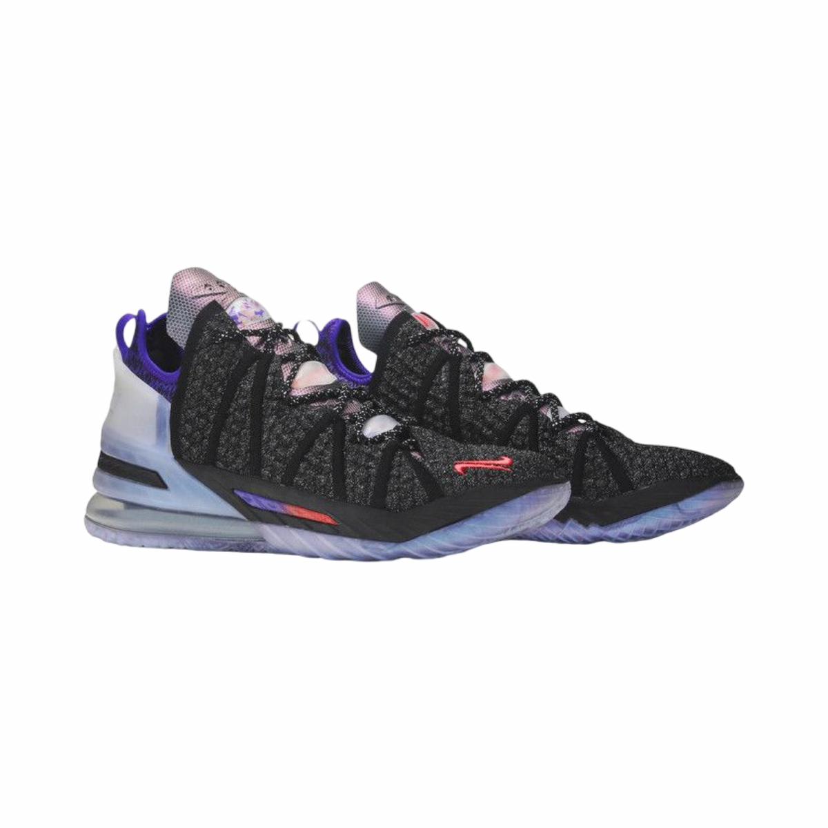 Nike LeBron 18 Kylian Mbappe Black Purple Red DB8148-001