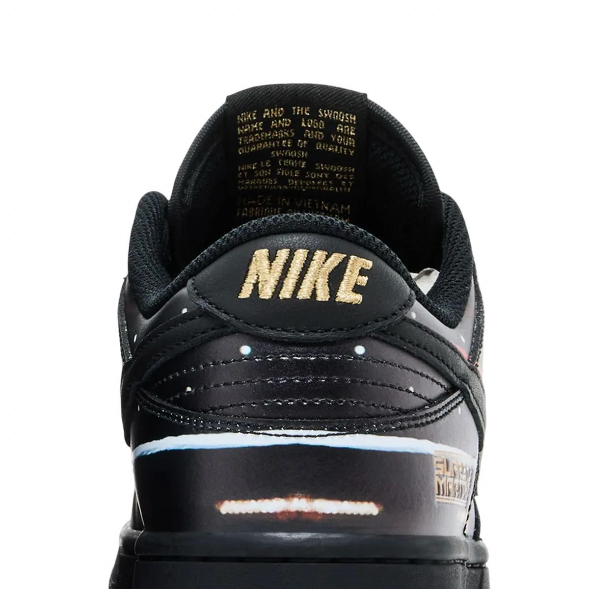 Supreme x Martine Rose Mike Tyson x Nike Dunk Low Black Black White JA1868-001