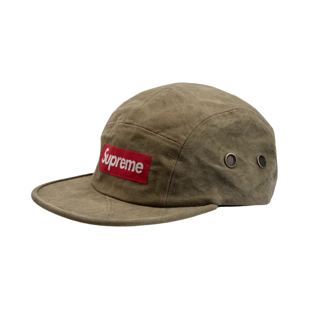 Supreme FW19 Washed Canvas Camp Cap Olive
