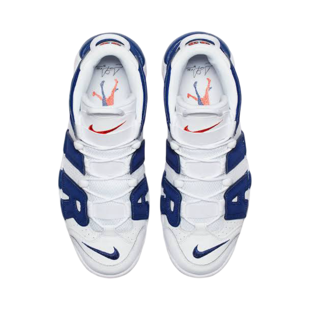 Air More Uptempo '96 'Knicks' White Deep Royal Blue White Deep Royal Blue