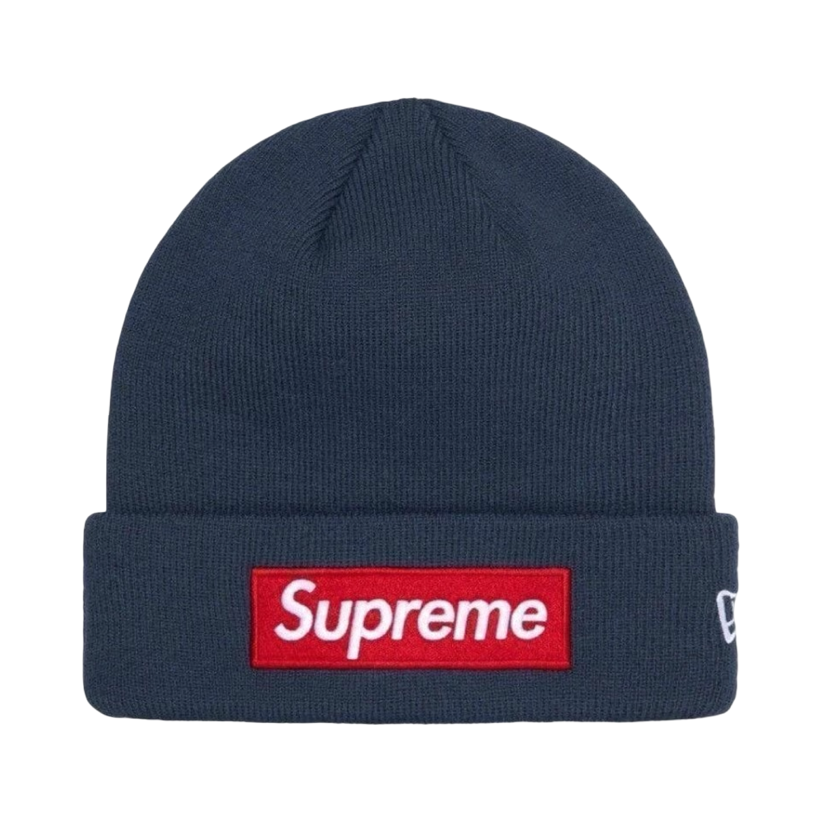 New Era x Supreme Beanie Navy Red FW22