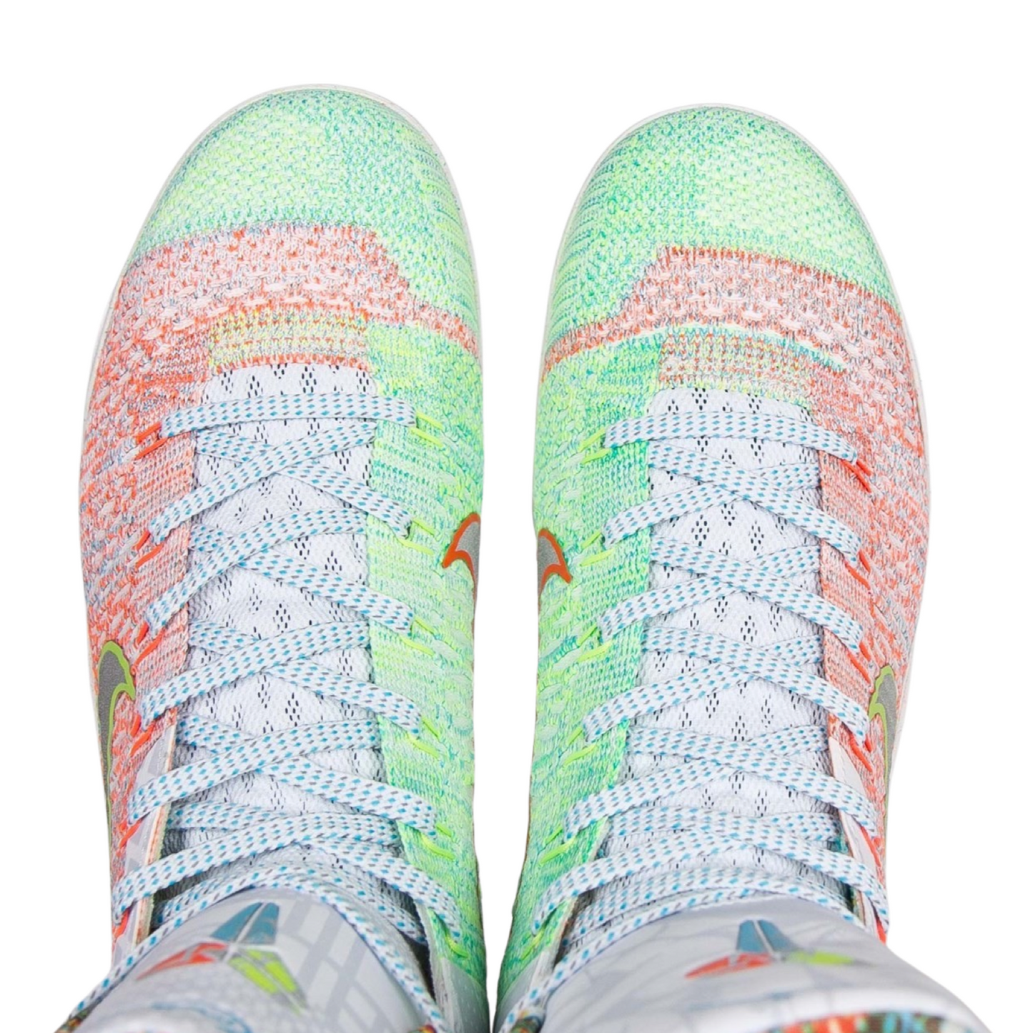 Kobe IX Elite Premium "What the Kobe" Multi Colour Reflective Silver Chlorine Blue