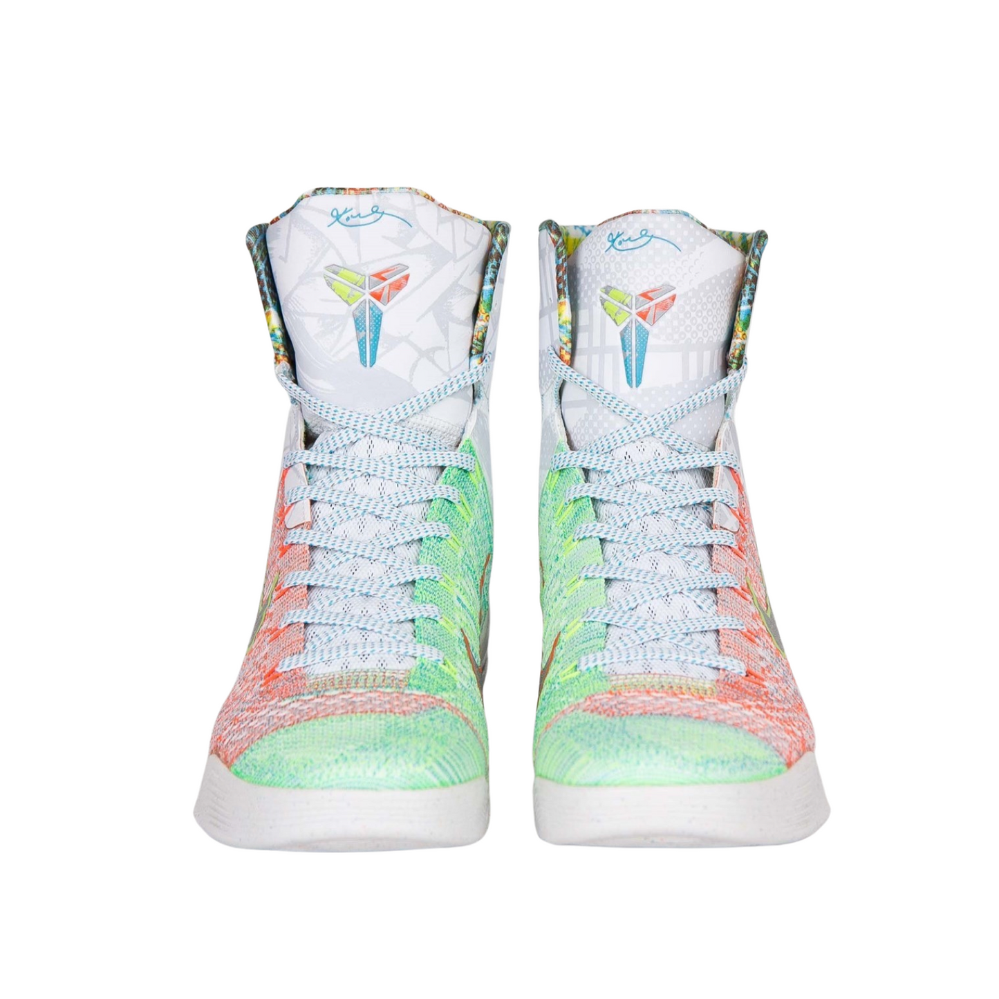 Kobe IX Elite Premium "What the Kobe" Multi Colour Reflective Silver Chlorine Blue