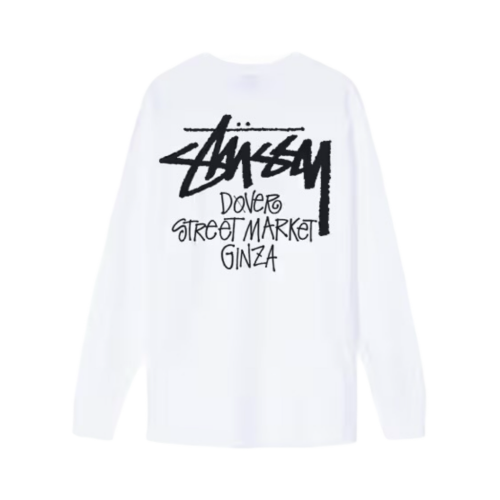 Stussy x Dover Street Market Ginza Long Sleeve White