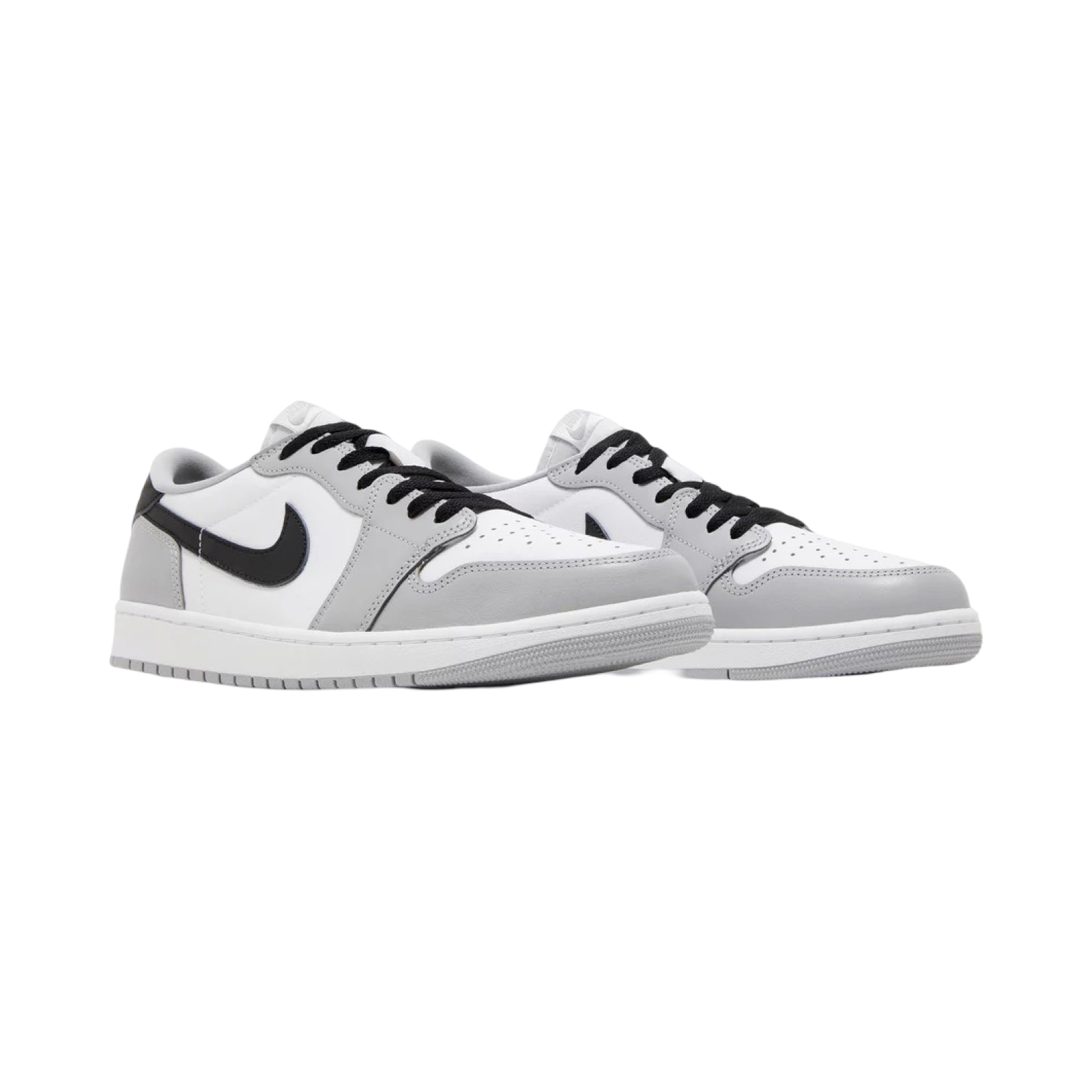 Air Jordan 1 Low OG Barons White Black Wolf Grey
