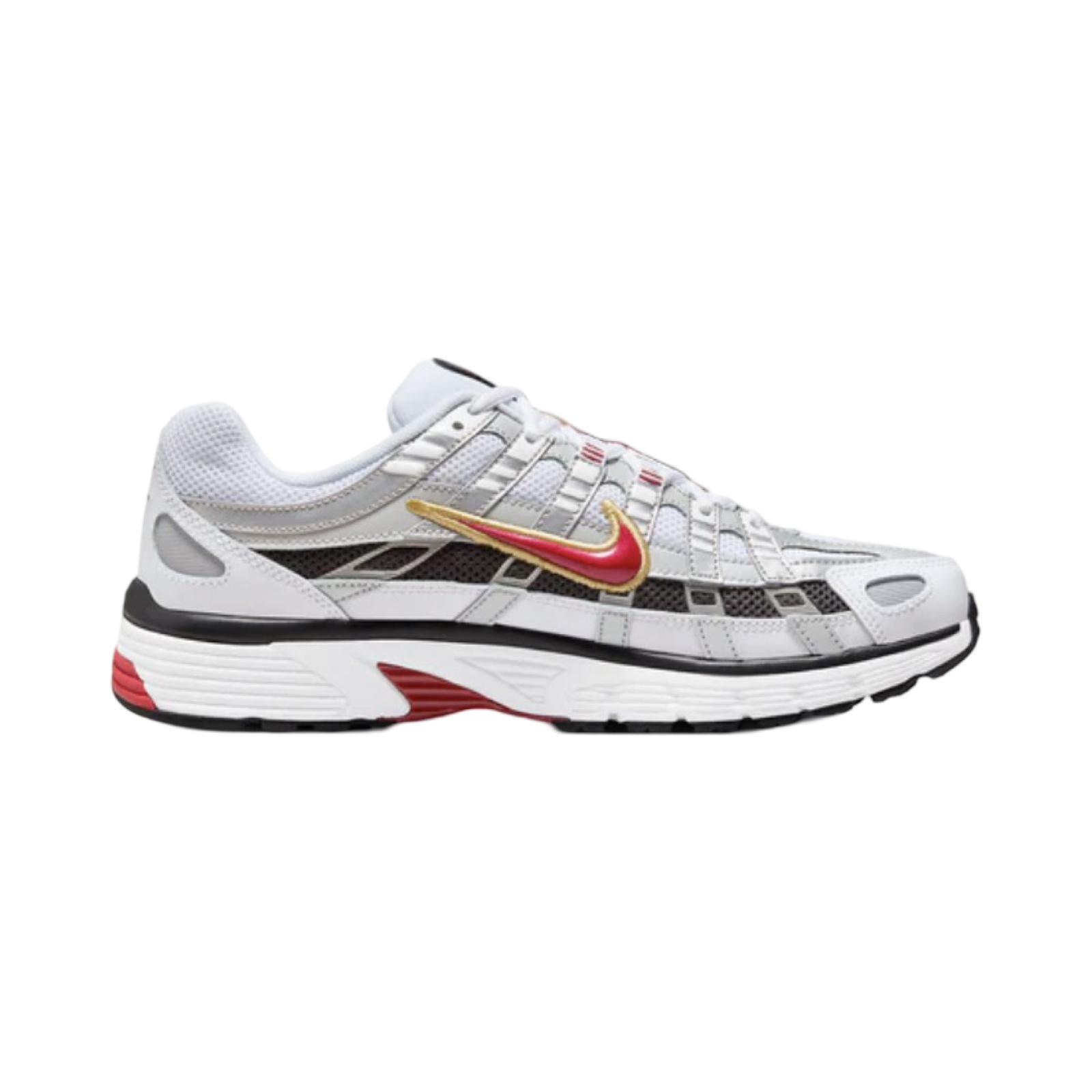Nike P-6000 White Platinum Varsity Red