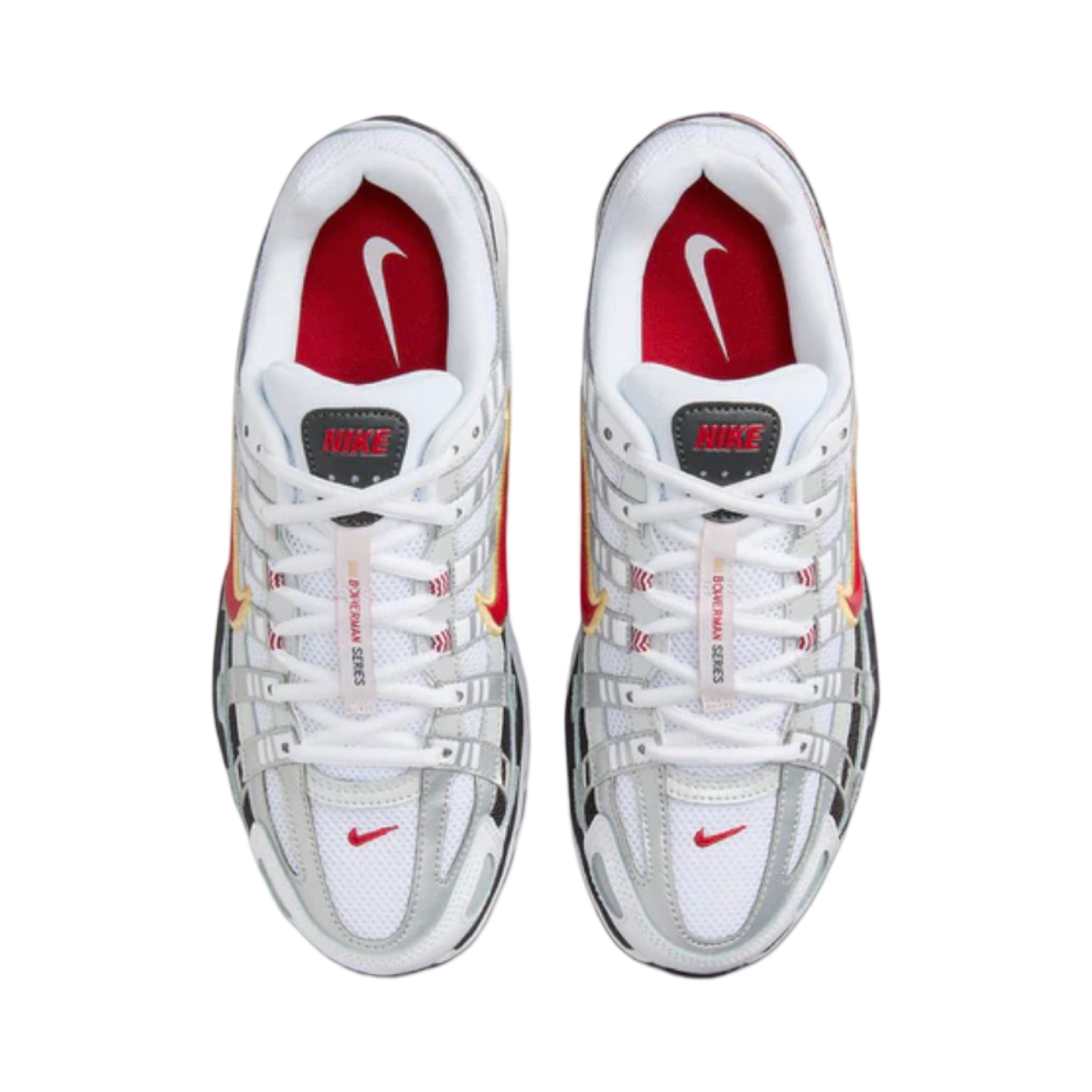 Nike P-6000 White Platinum Varsity Red