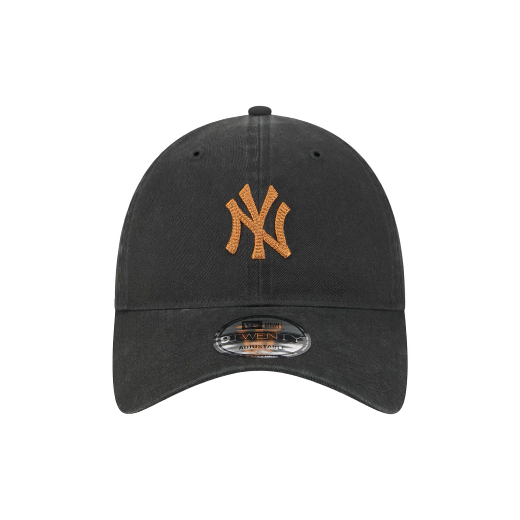 New Era 920 Pre Curved Washed Earthtones New York Yankees Black Brown Cap