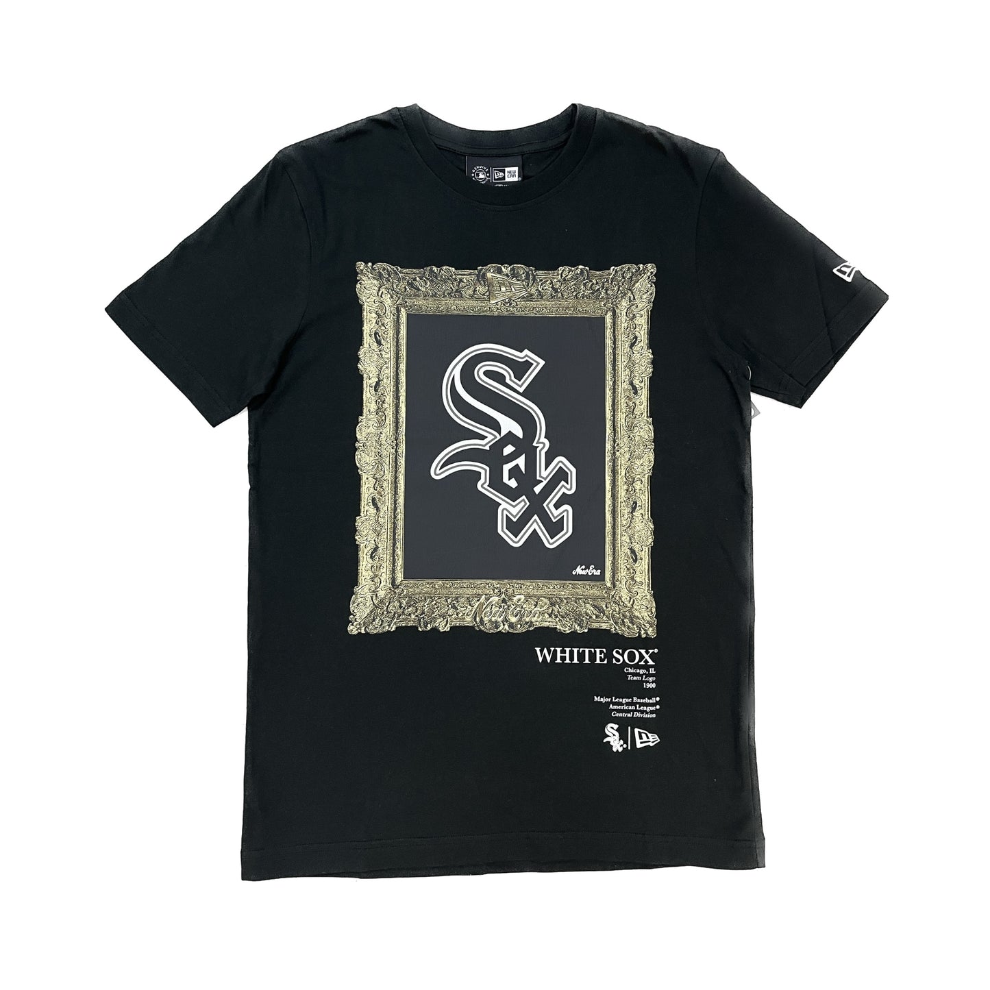 New Era MLB The Cooperstown Collection Chicago White Sox Tee Black