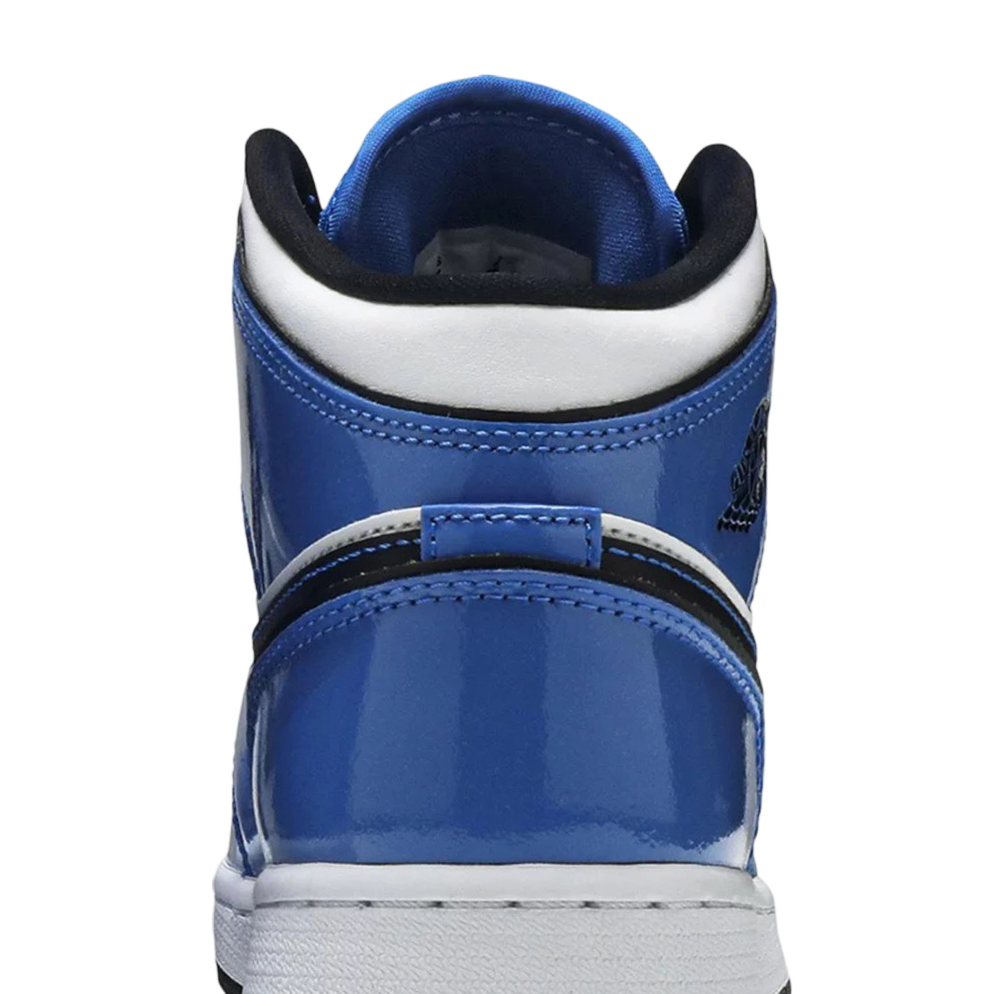 Air Jordan 1 Mid GS Signal Blue White Black