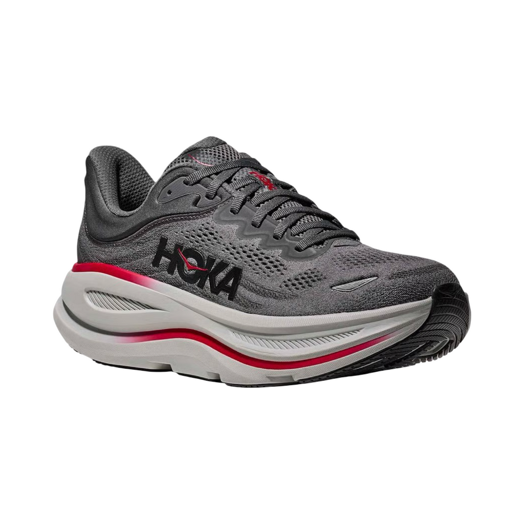 Men's Hoka Bondi 9 D Width Satellite Grey Outer Orbit