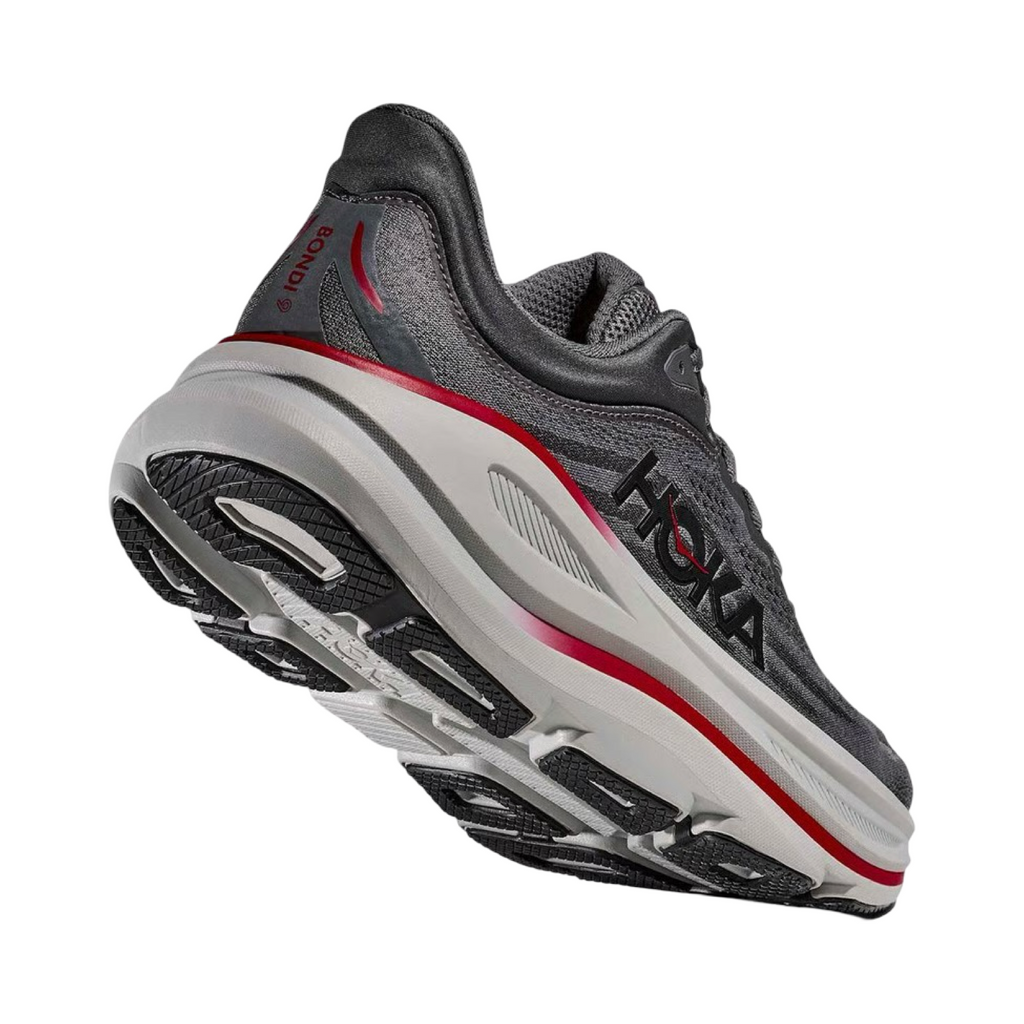 Men's Hoka Bondi 9 D Width Satellite Grey Outer Orbit