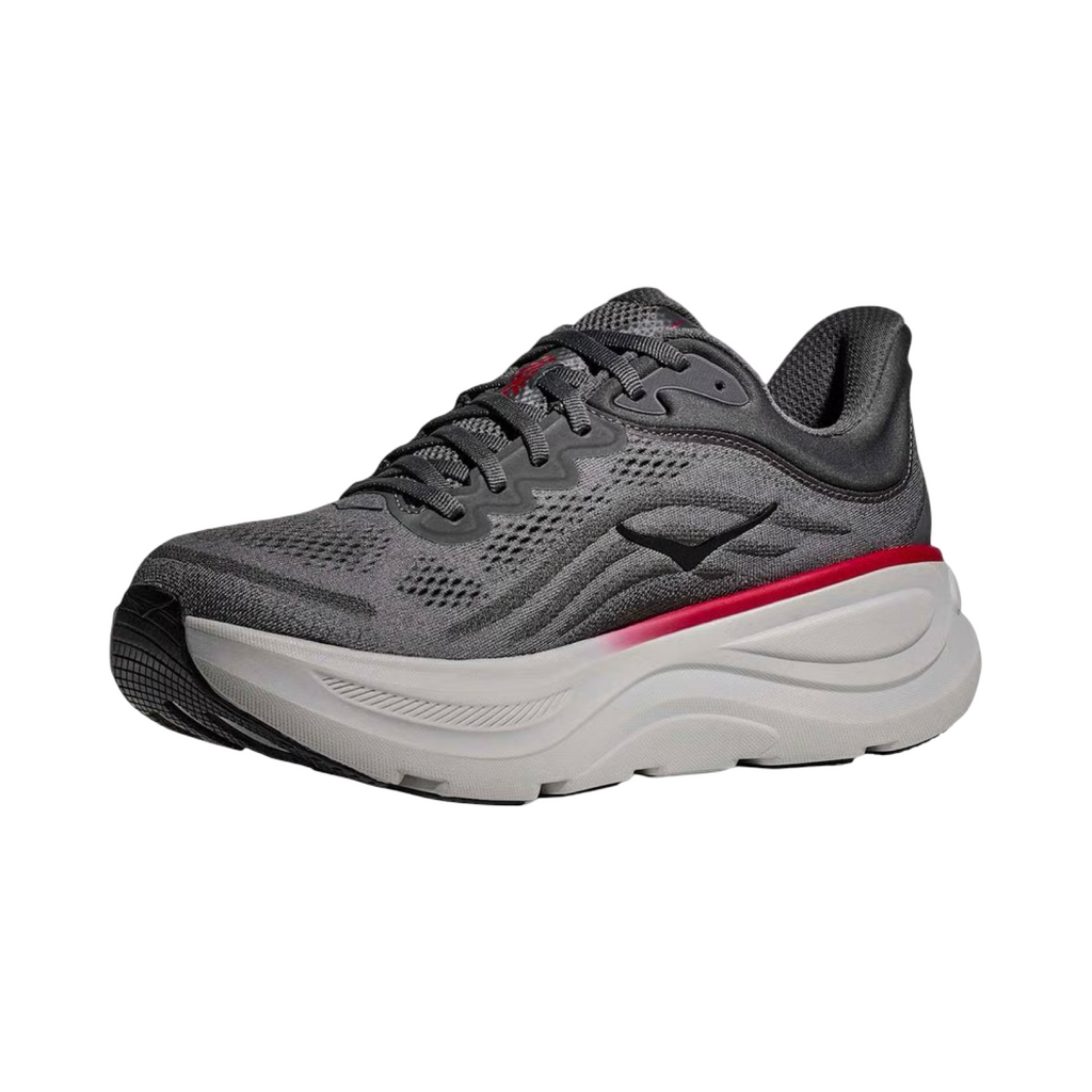 Men's Hoka Bondi 9 D Width Satellite Grey Outer Orbit