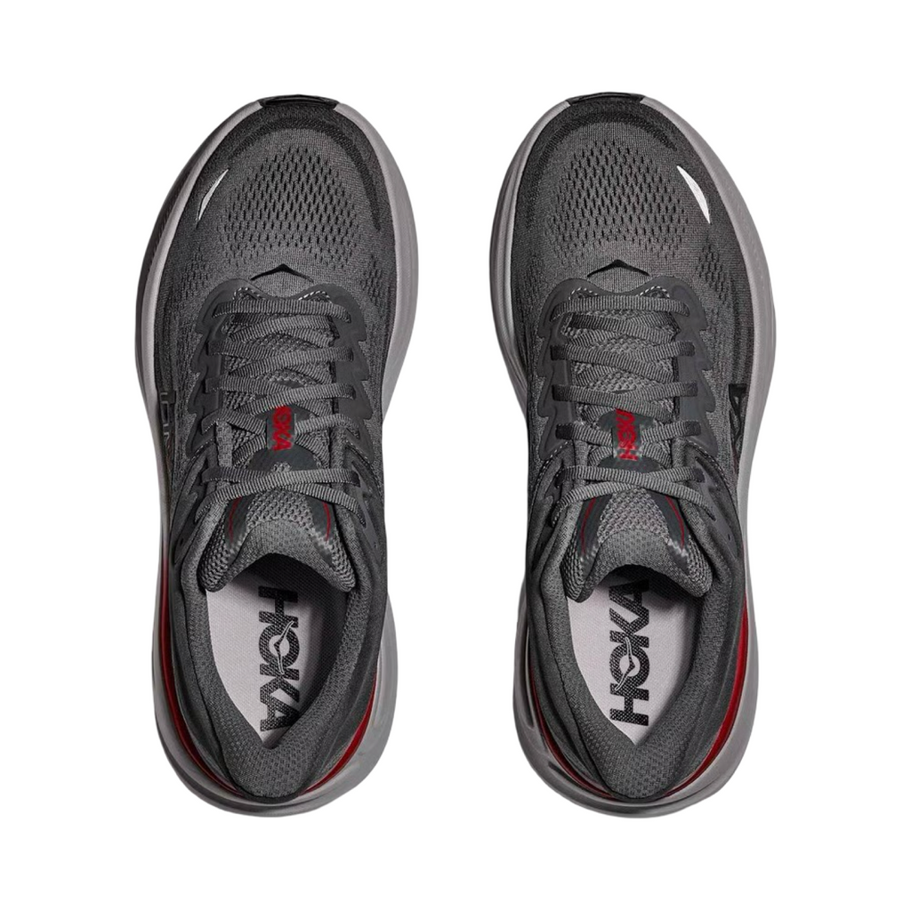 Men's Hoka Bondi 9 D Width Satellite Grey Outer Orbit