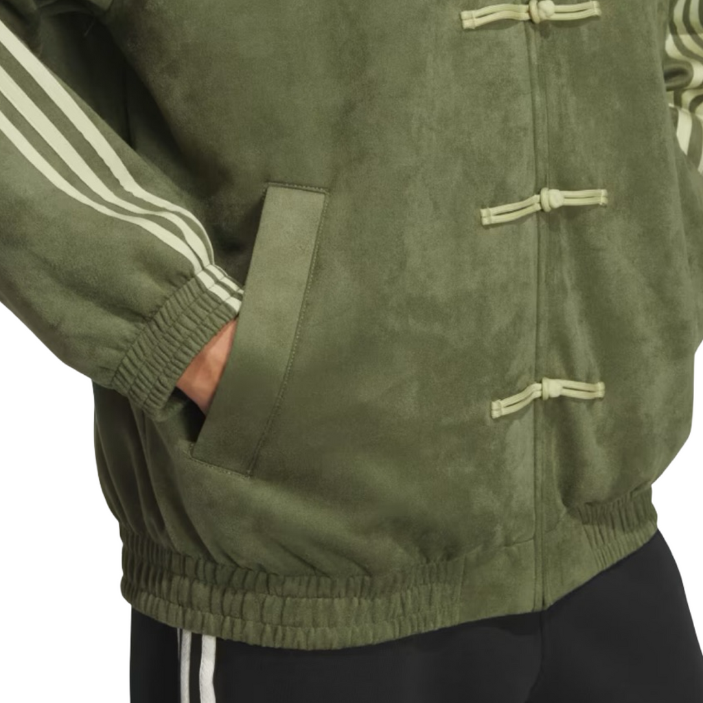 Adidas CTT Chinese Track Top 3.1 Gender Neutral Jacket (Asian Sizing) Collegiate Olive