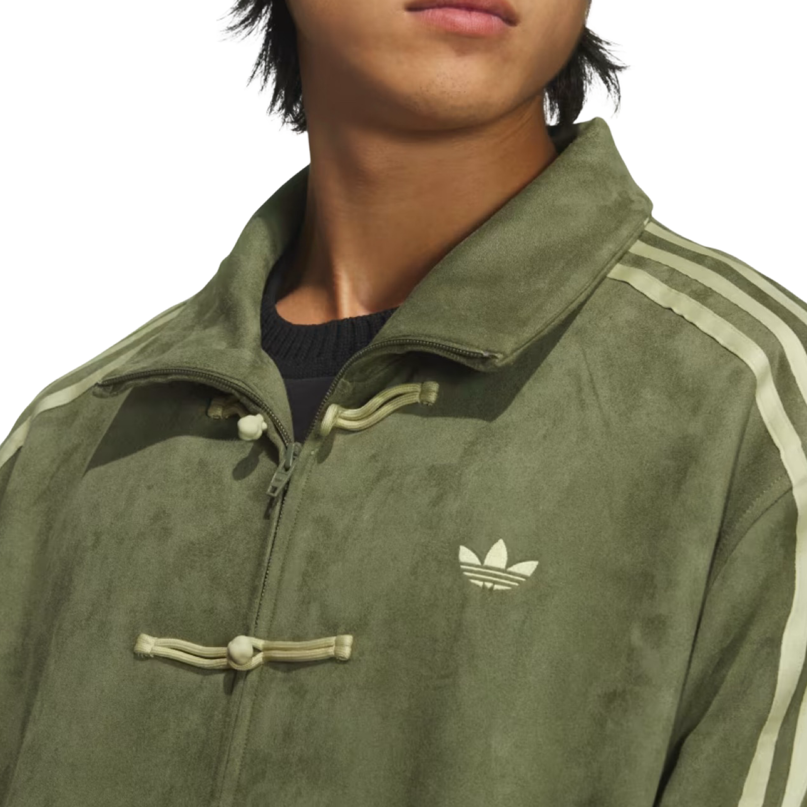 Adidas CTT Chinese Track Top 3.1 Gender Neutral Jacket (Asian Sizing) Collegiate Olive