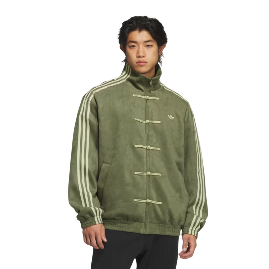 Adidas CTT Chinese Track Top 3.1 Gender Neutral Jacket (Asian Sizing) Collegiate Olive