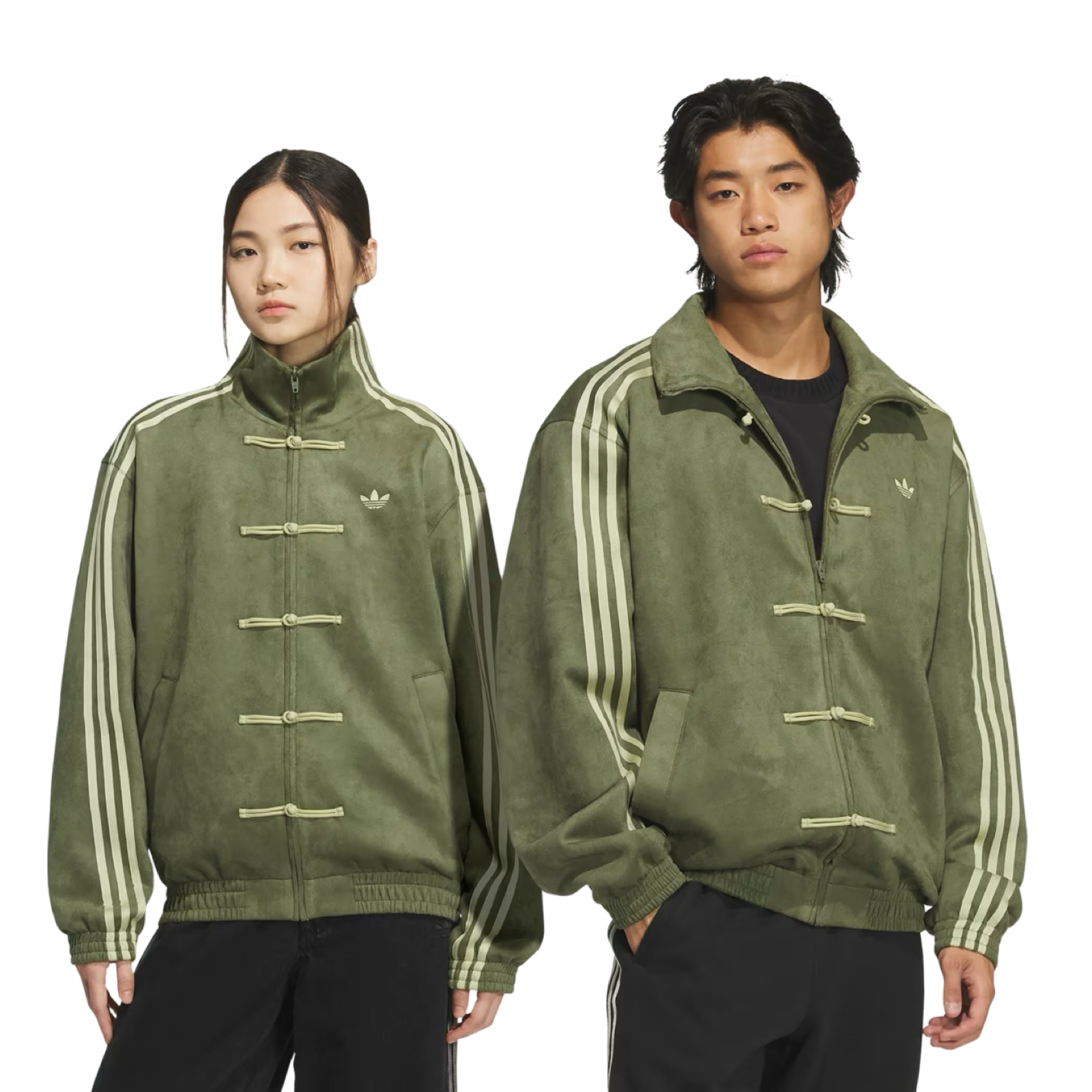 Adidas CTT Chinese Track Top 3.1 Gender Neutral Jacket (Asian Sizing) Collegiate Olive