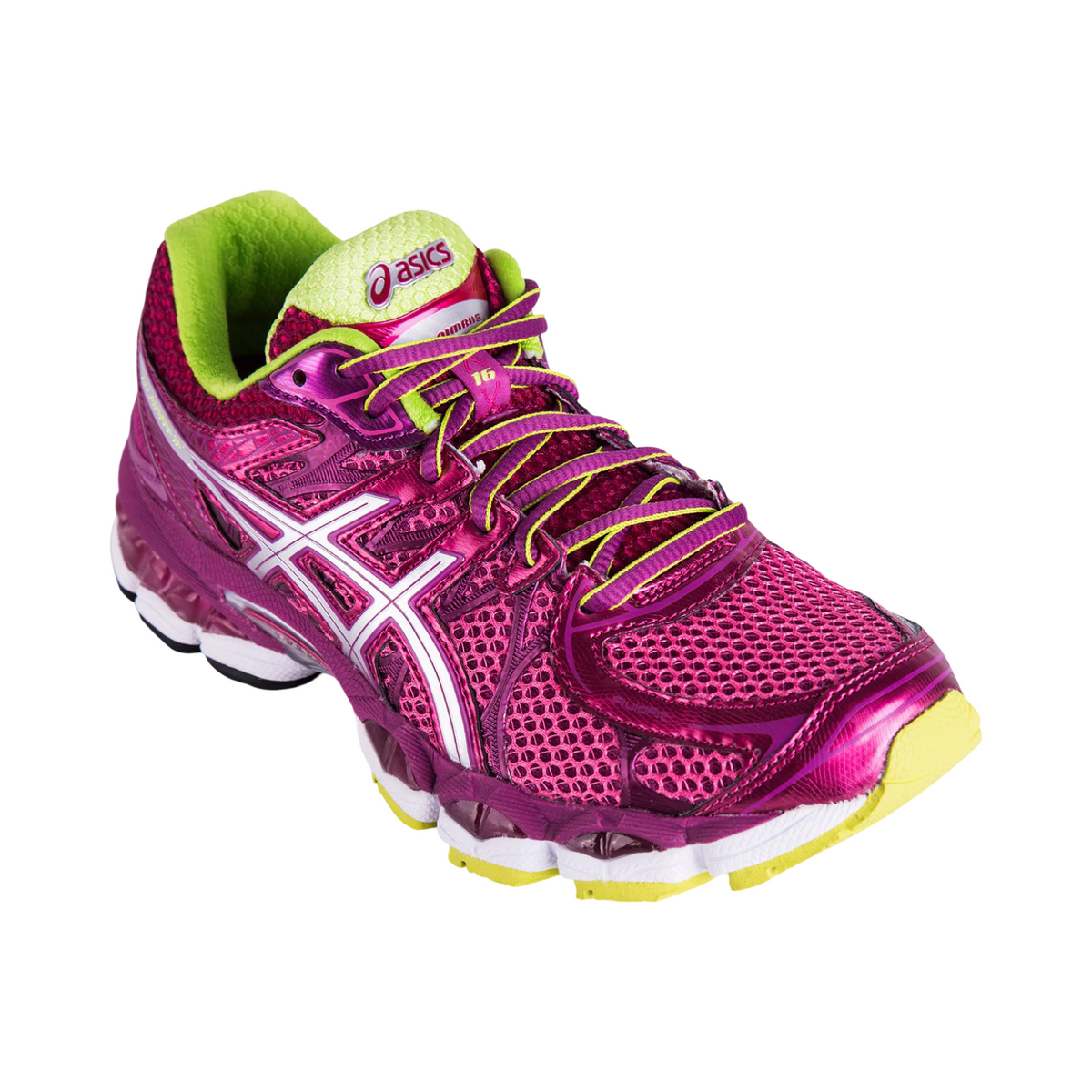 Asics Raspberry Women's Asics Gel Nimbus 16 Raspberry Lighting Lime – SoleMate Sneakers
