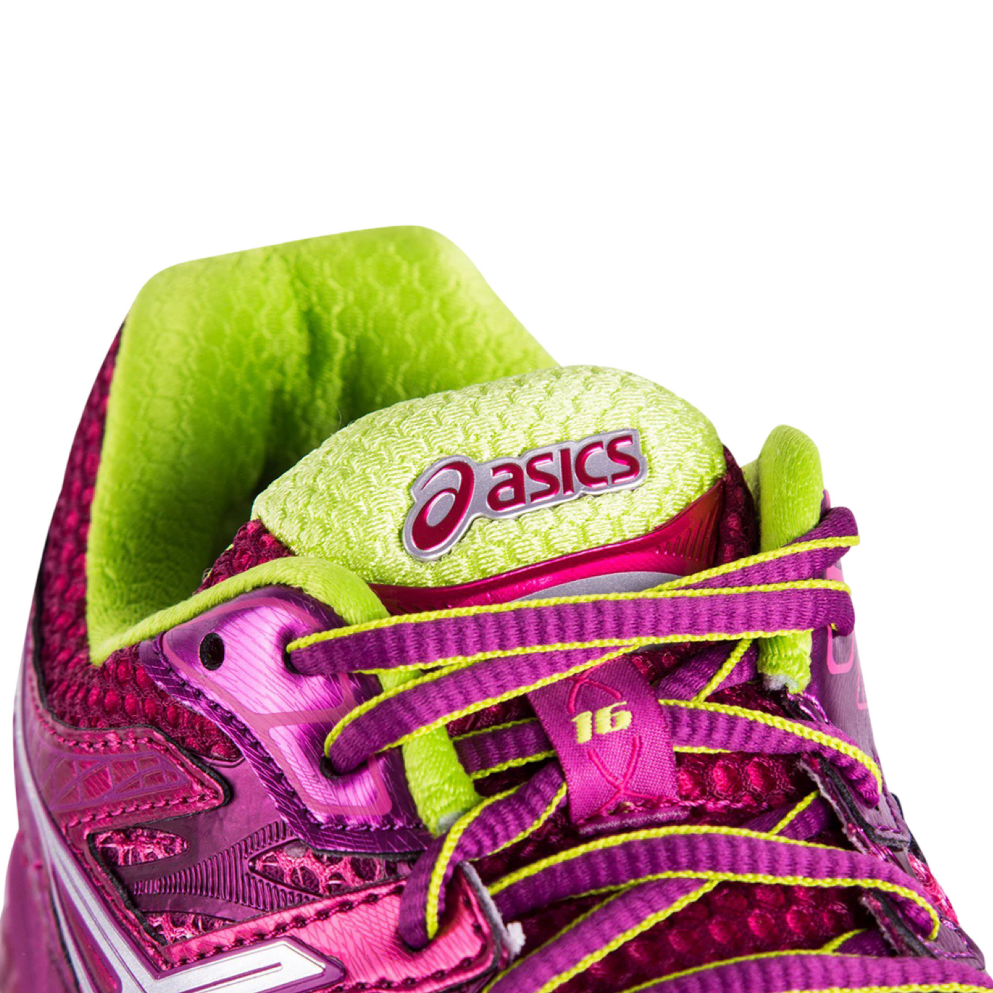 Women's Asics Gel Nimbus 16 Raspberry Lighting Lime