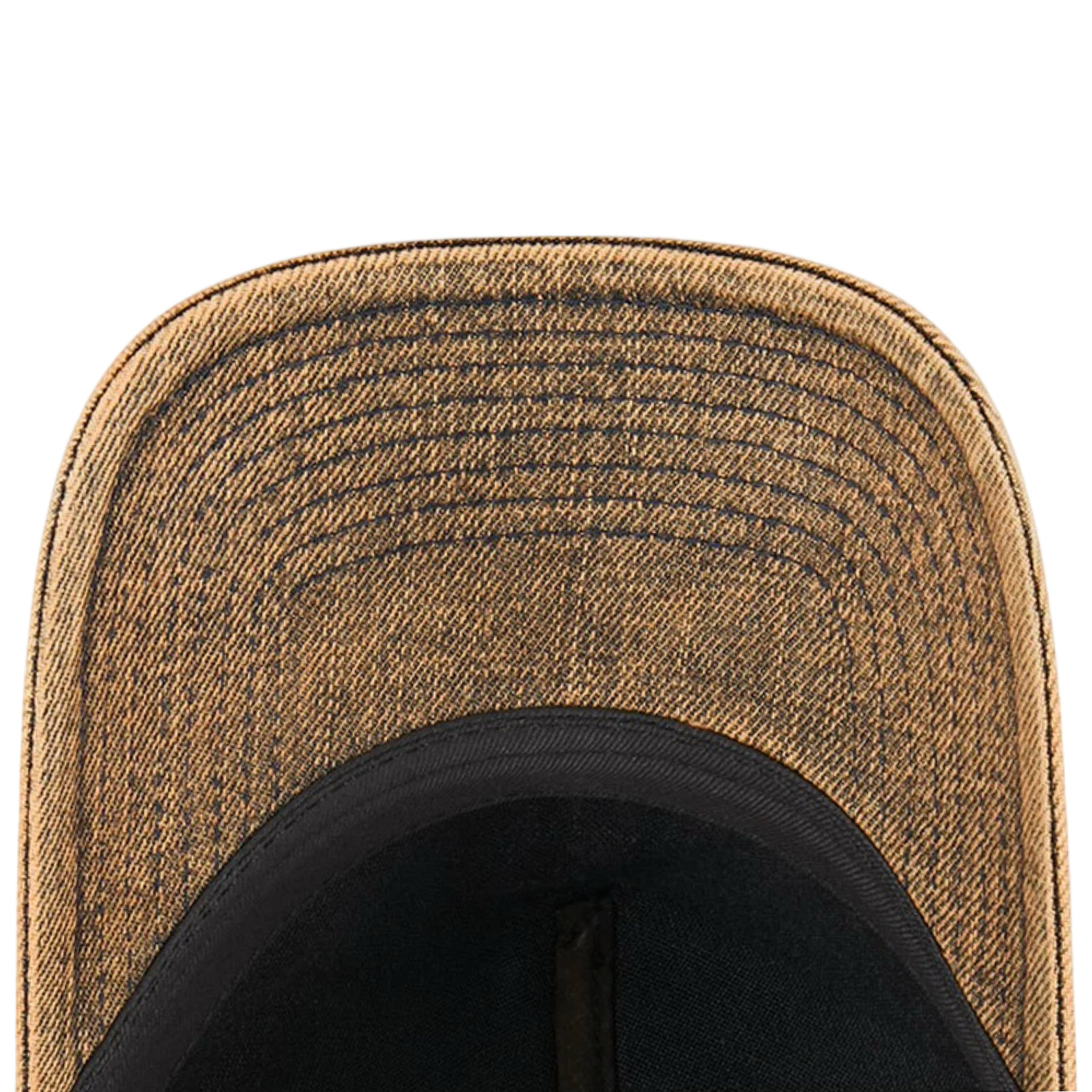 New Era 9Forty A-Frame Overwash Denim Los Angeles Bronze Gold Snapback Cap
