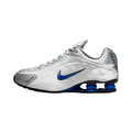 Nike Shox R4 White Metallic Silver Royal Blue
