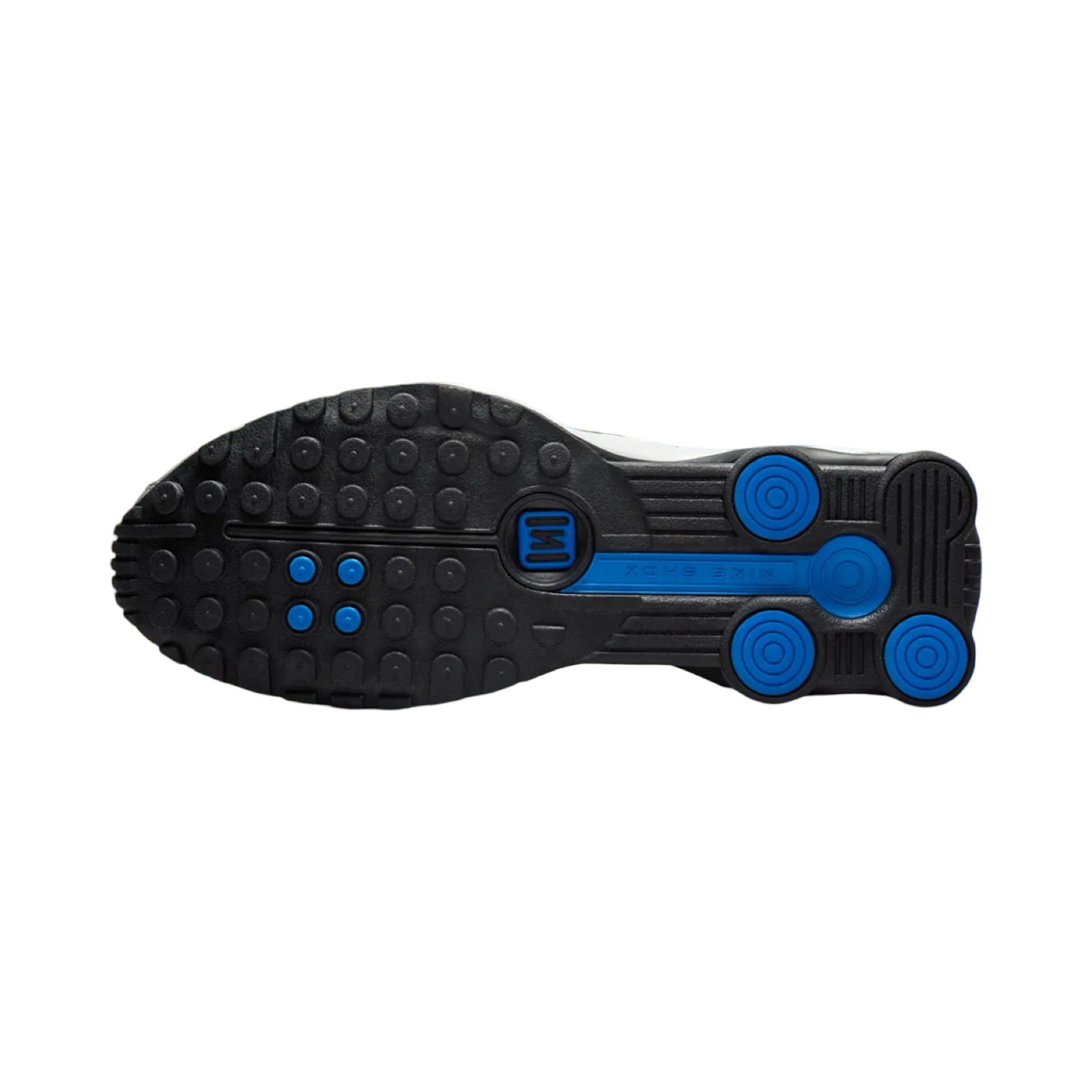 Nike Shox R4 White Metallic Silver Royal Blue