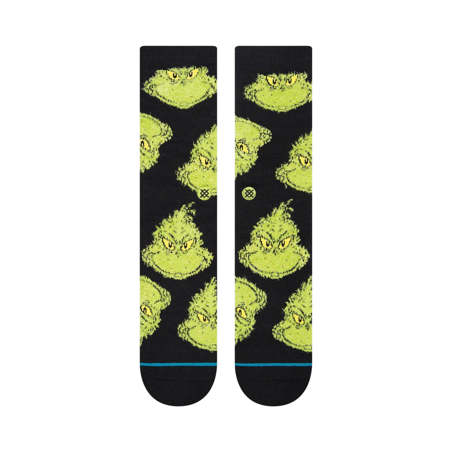 Stance x The Grinch Mean One Black Graphic Print Crew Socks