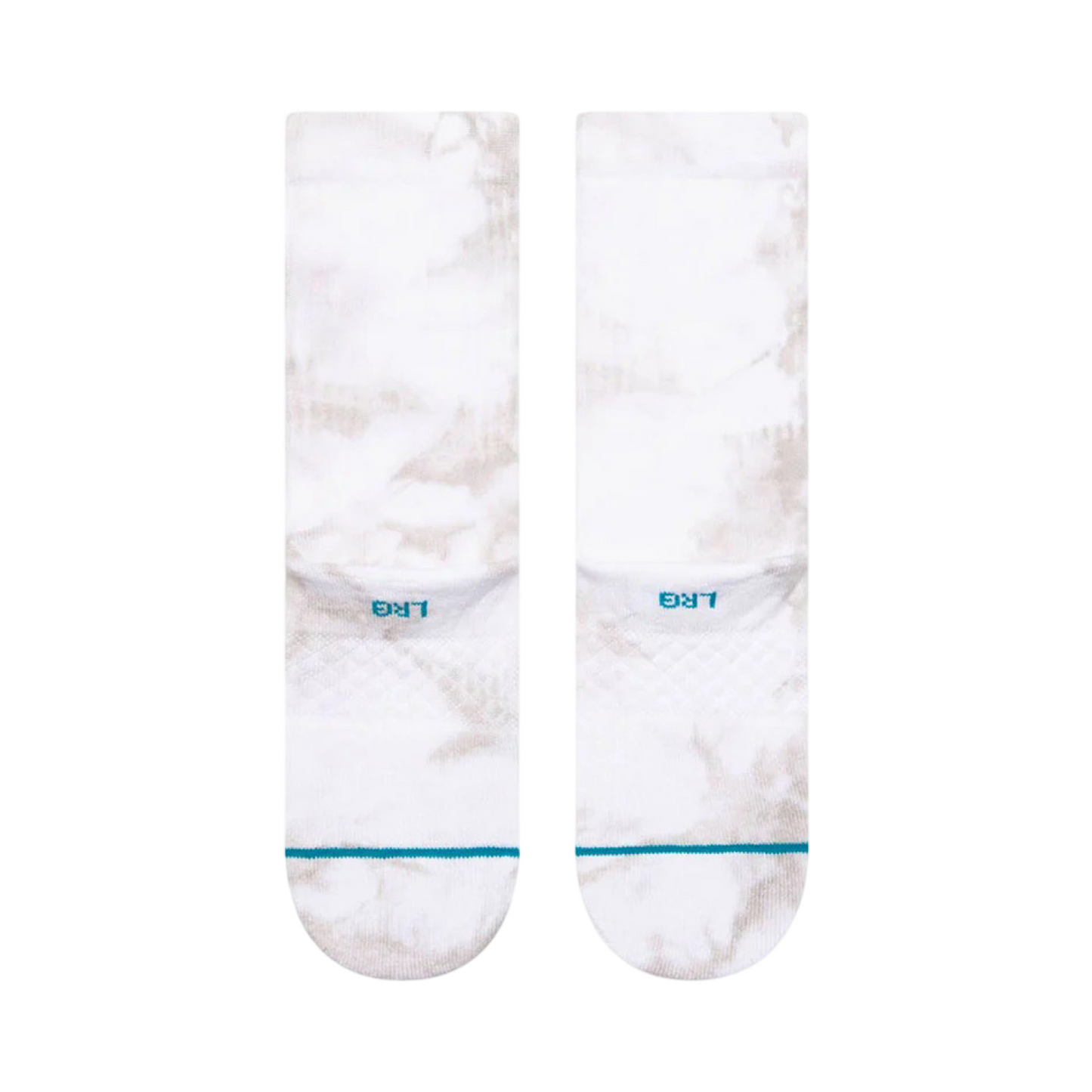 Kids Stance Icon DJ Trooper Graphic Print White Crew Socks