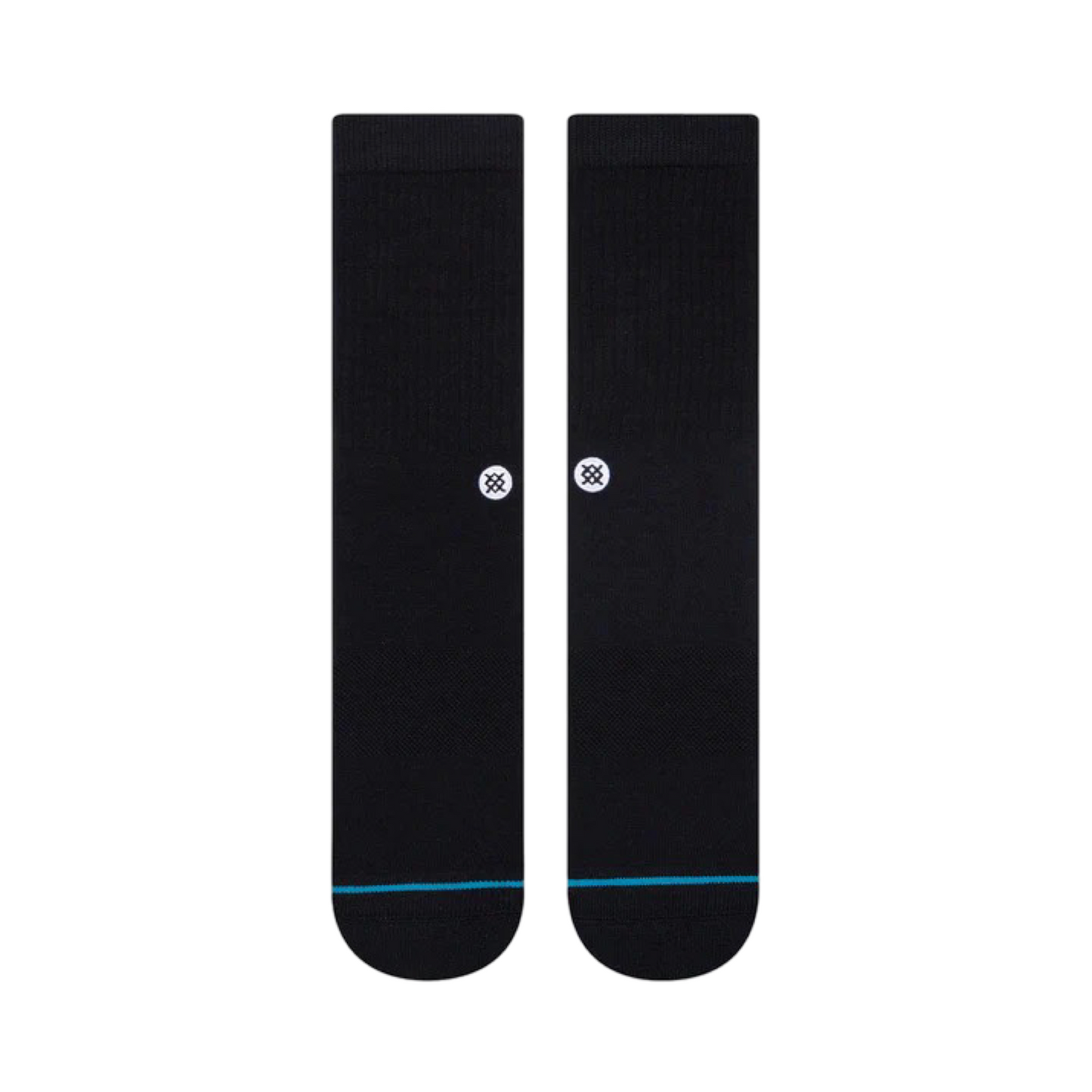 Stance Icon Black Black Crew Socks