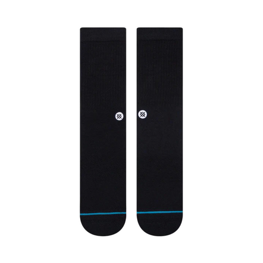 Stance Icon Black Black Crew Socks