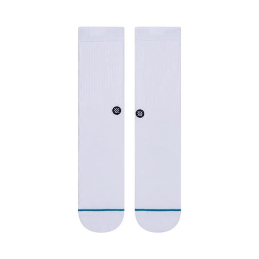 Stance Icon White Black Crew Socks