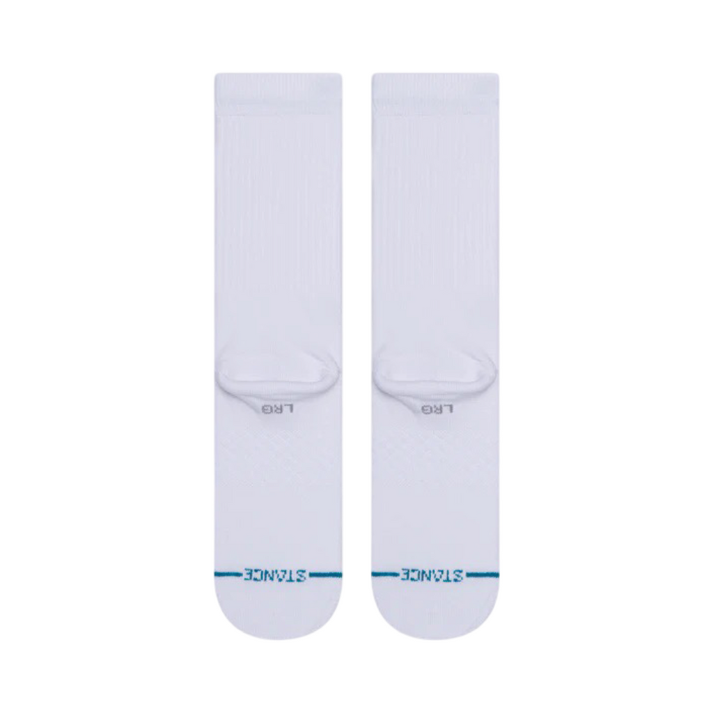 Stance Icon White Black Crew Socks
