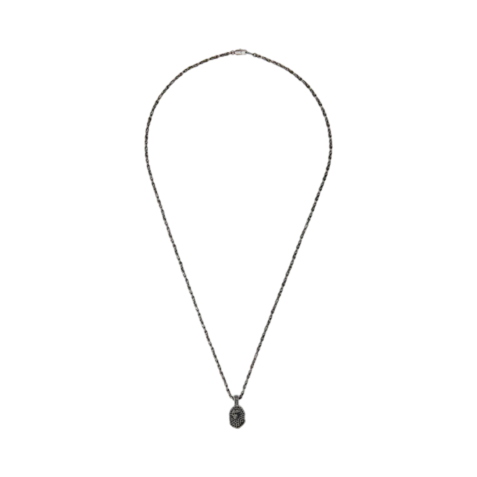 A Bathing Ape x Swarovski x Dover Street Market Special Camo Ape Head Necklace