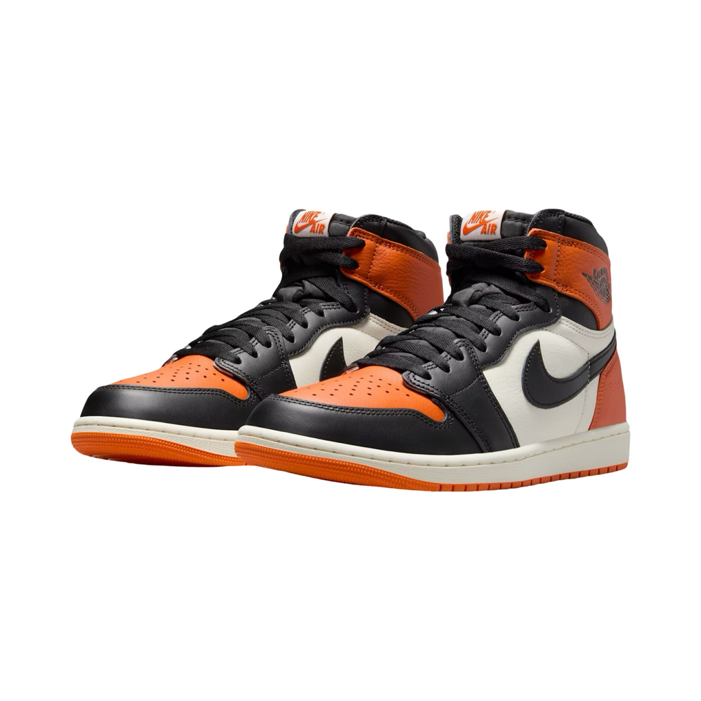 Air Jordan 1 Retro High OG Shattered Backboard 2025 Black Black Sail Starfish