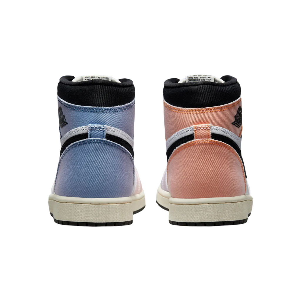 Air Jordan 1 High Skyline Vivid Orange Black Iced Lilac True Blue Sail