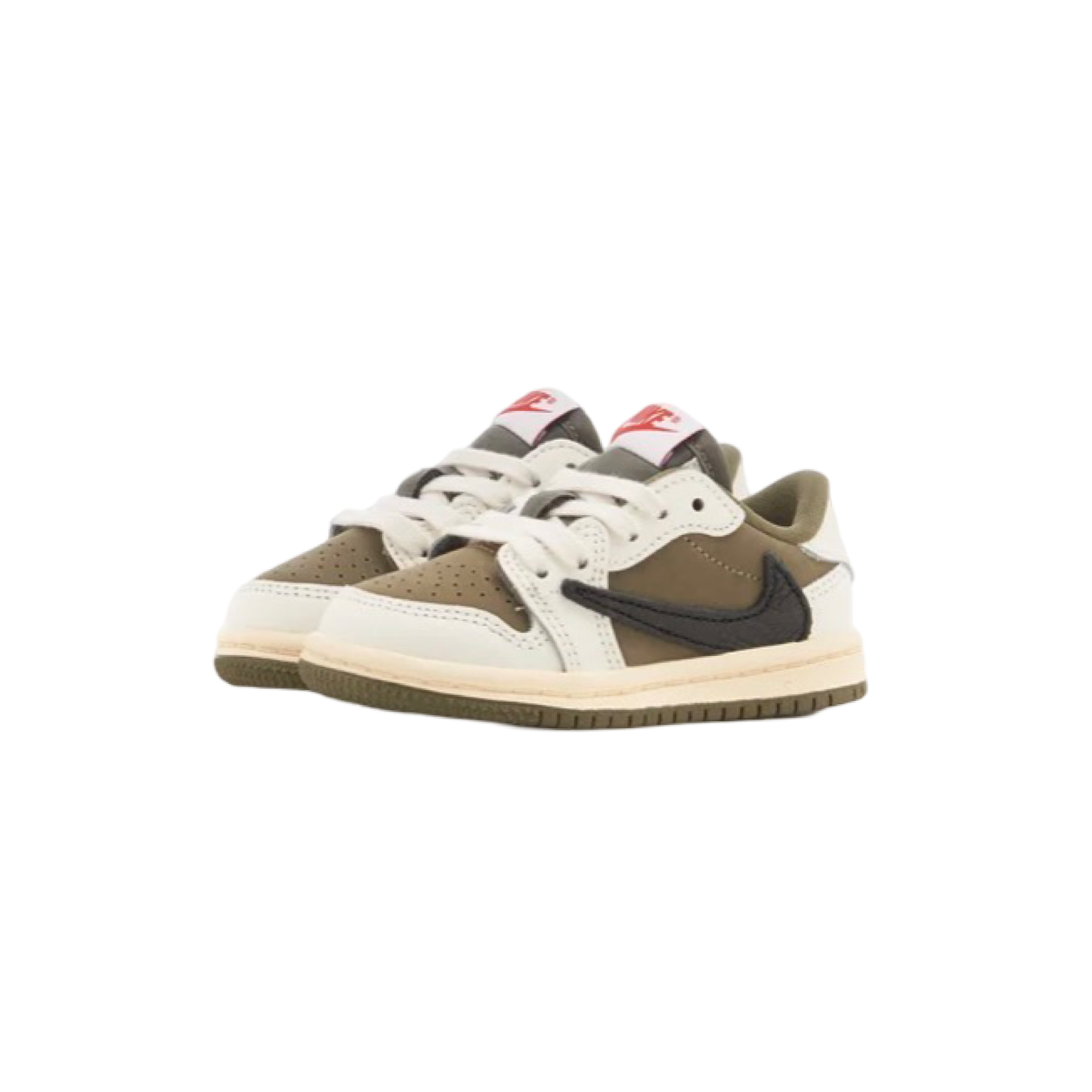 Toddler Air Jordan 1 Retro Low OG SP Travis Scott Medium Olive White Black TD