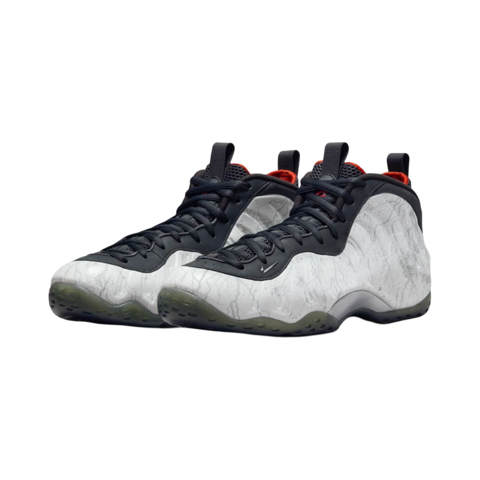Nike Foamposite Tekken 8 Jin Kazama Photon Dust Metallic Dark Grey Off Noir